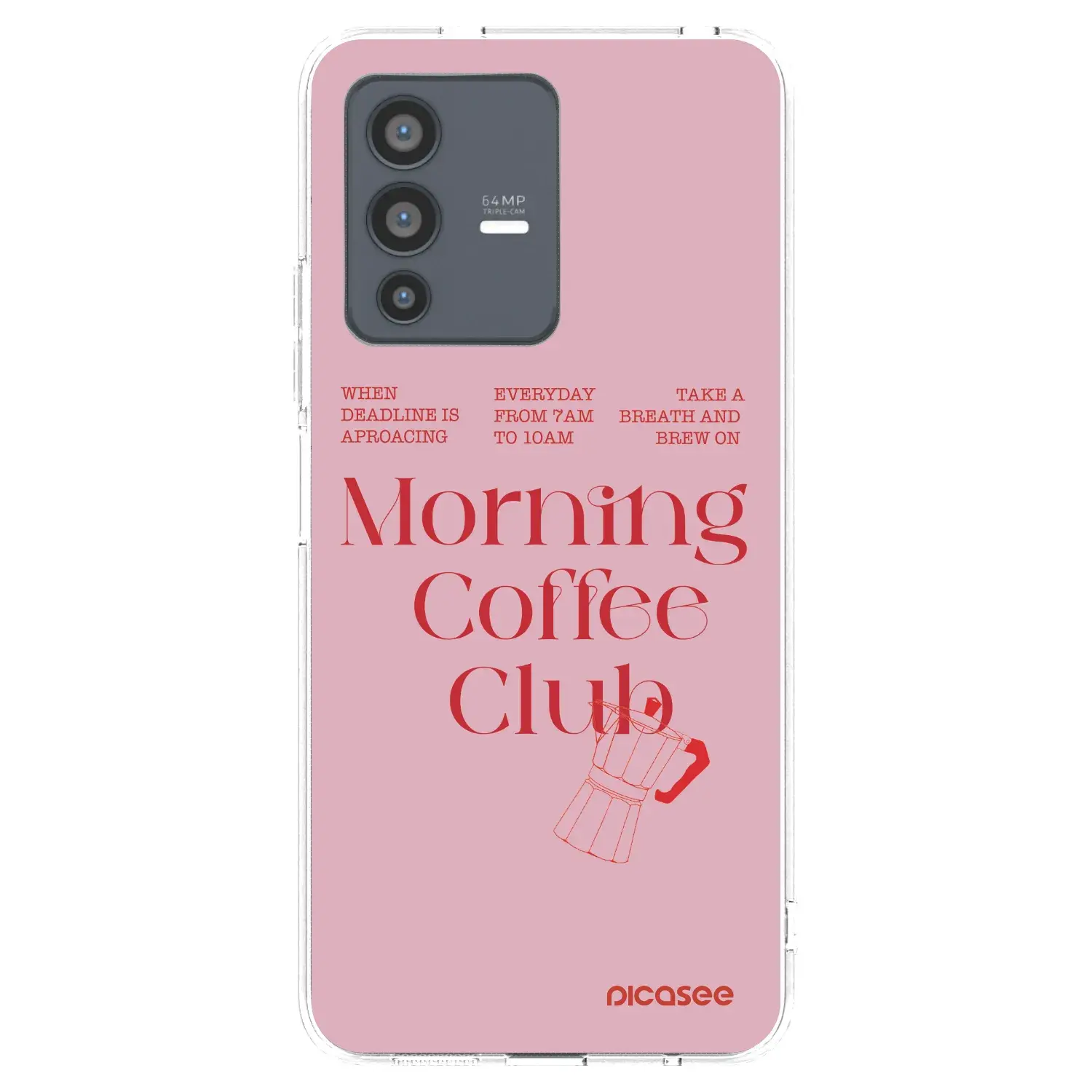 Silikonový průhledný obal pro Vivo V23 5G - Morning