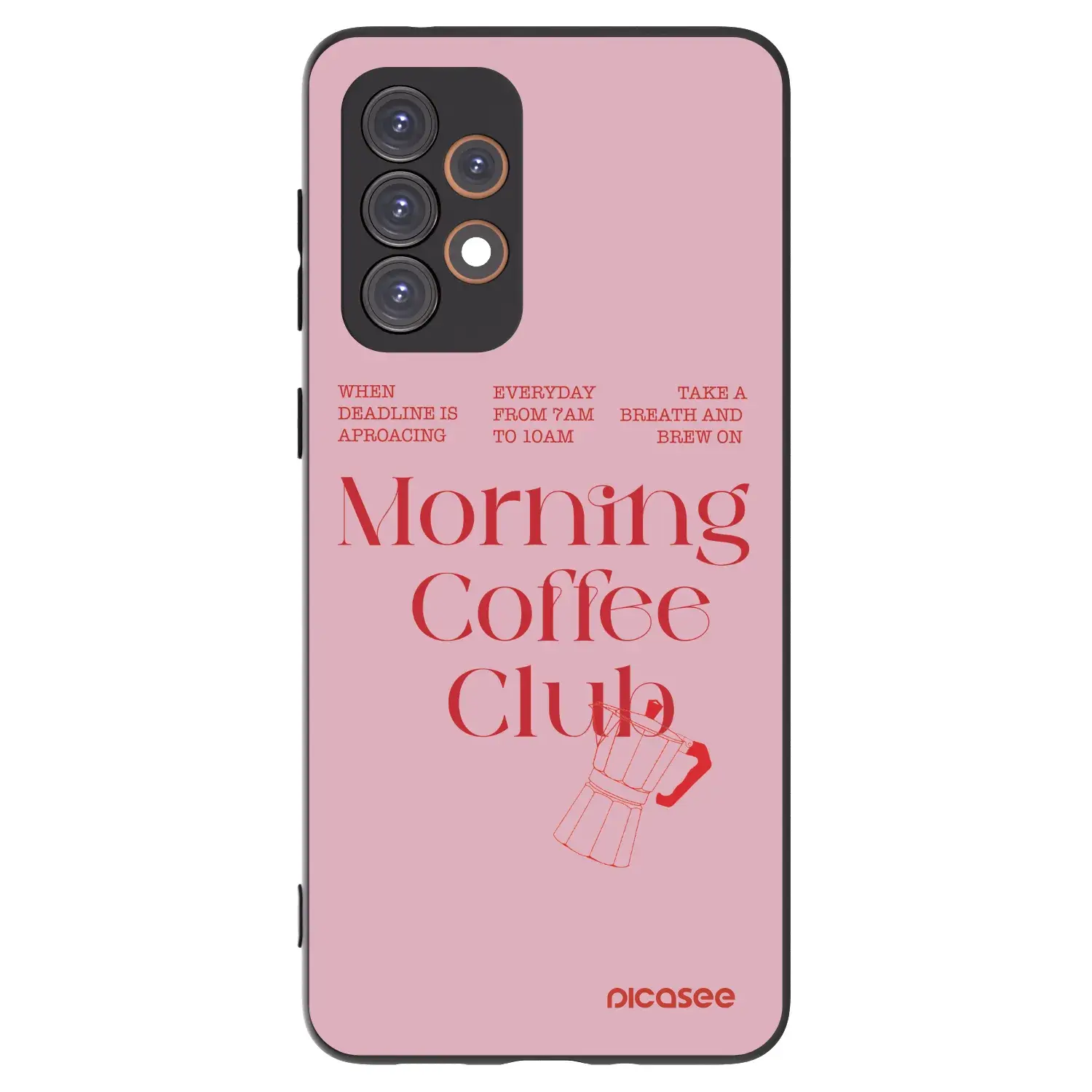 Silikonový černý obal pro Samsung Galaxy A33 5G A336 - Morning