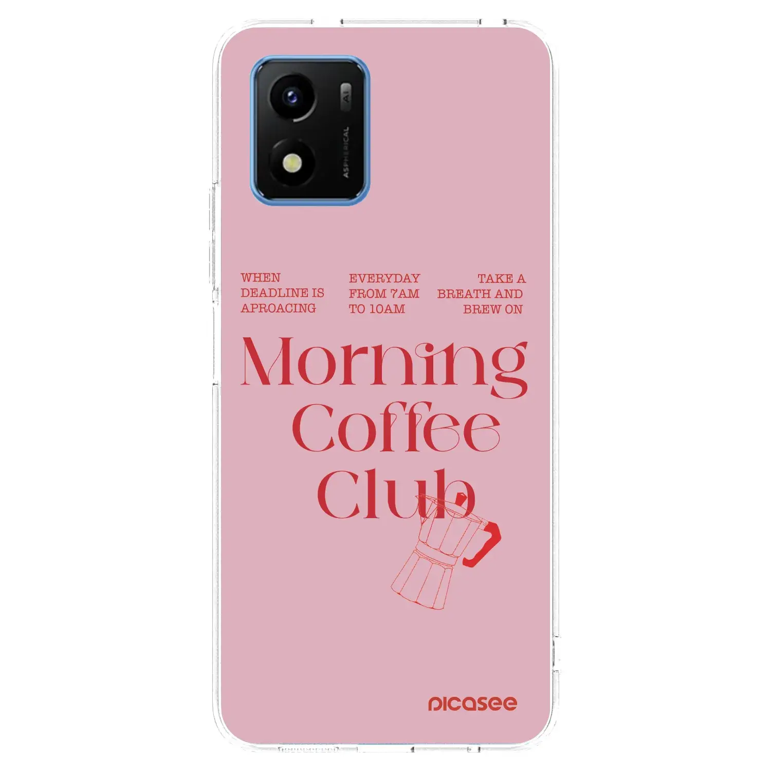 Silikonový průhledný obal pro Vivo Y01 - Morning