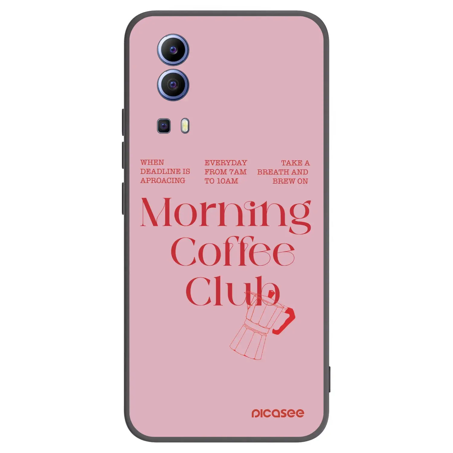 Silikonový černý obal pro Vivo Y52 5G - Morning