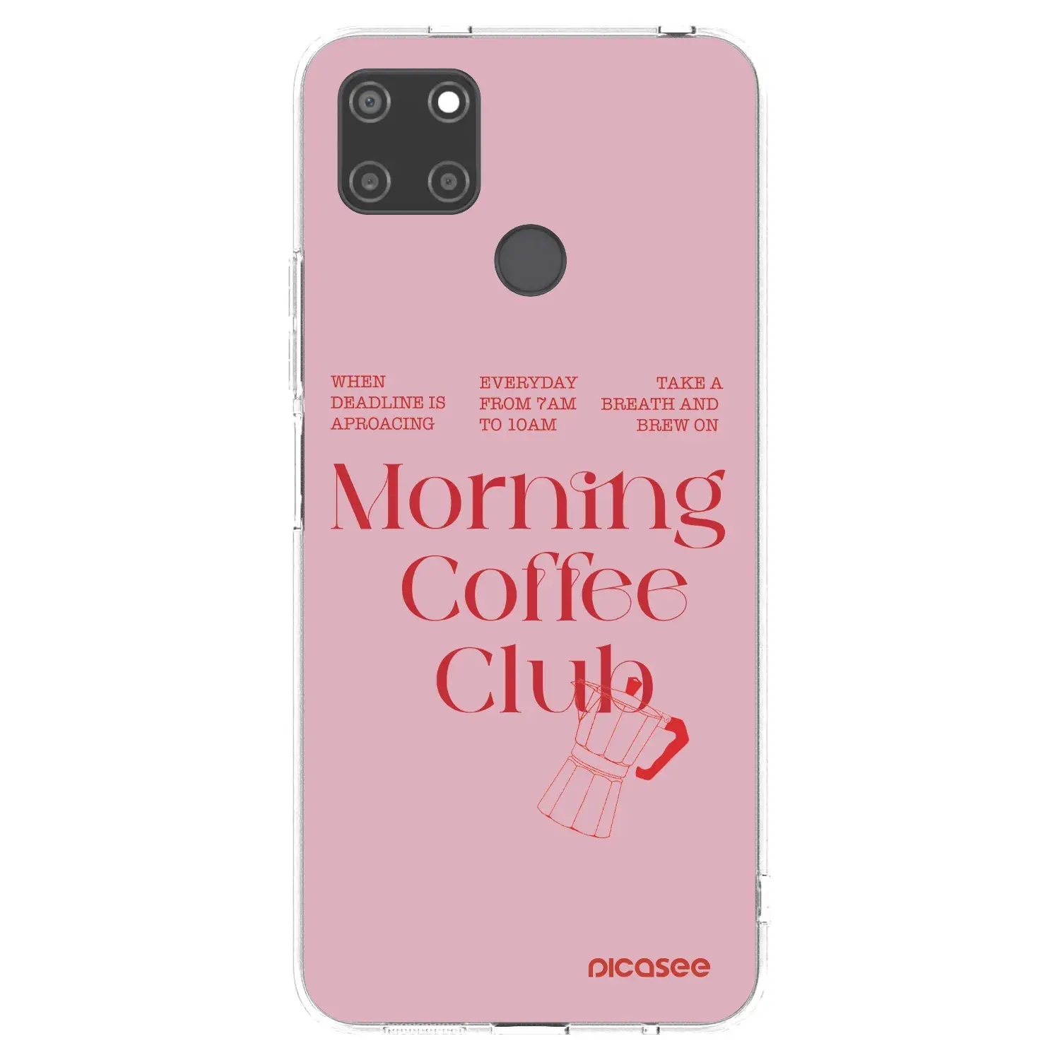 Silikonový průhledný obal pro Realme C21Y - Morning