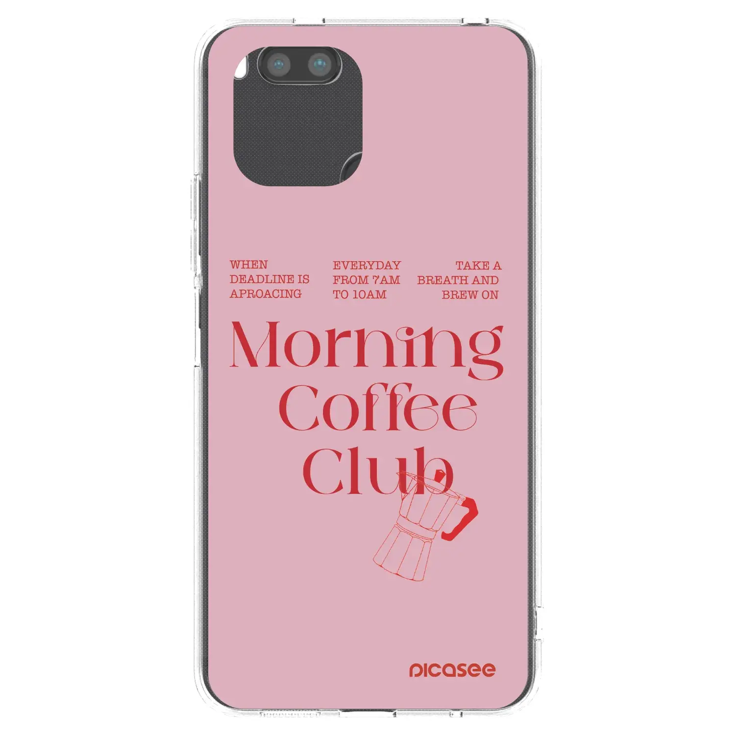 Silikonový průhledný obal pro Xiaomi Redmi A1 - Morning