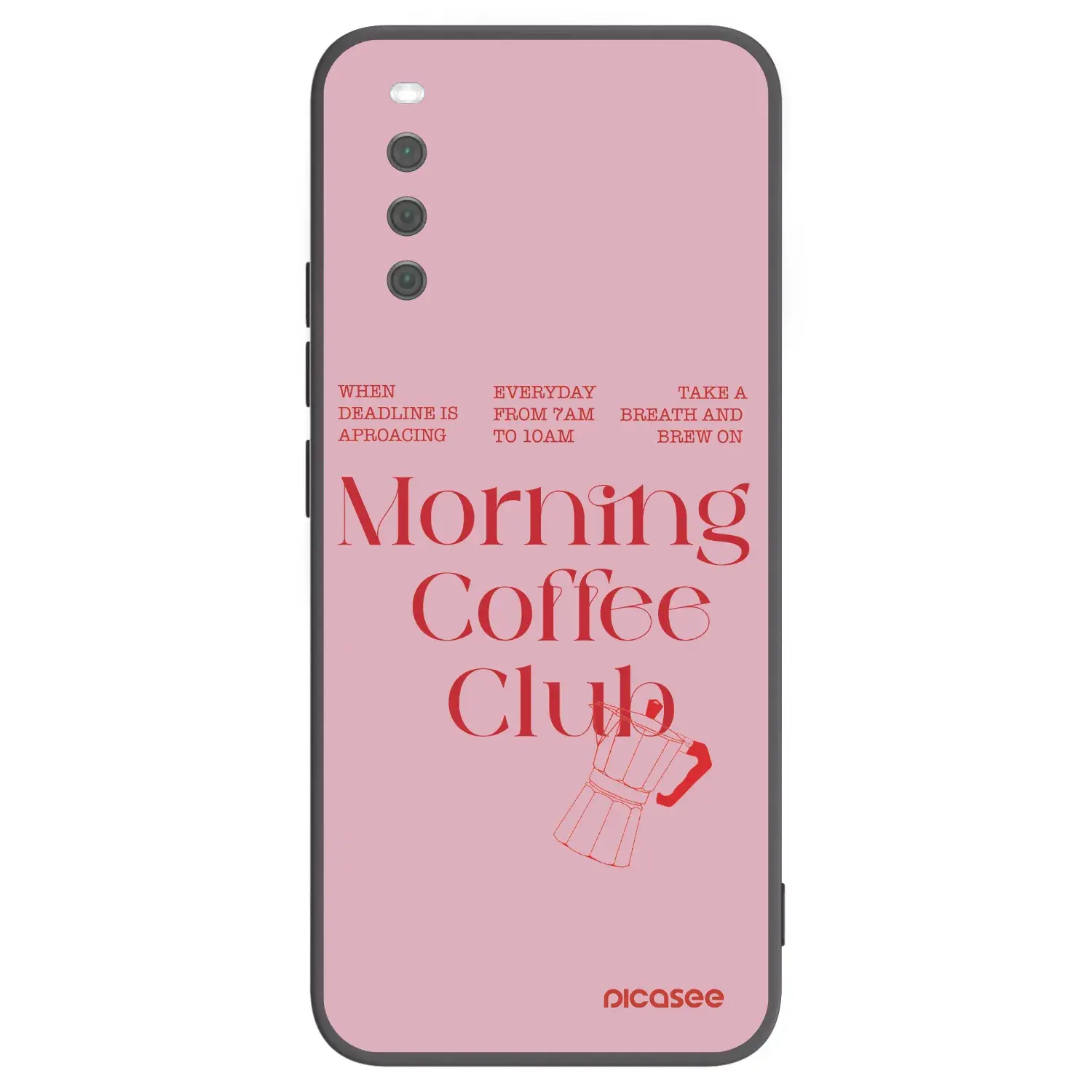 Silikonový černý obal pro Sony Xperia 10 III - Morning