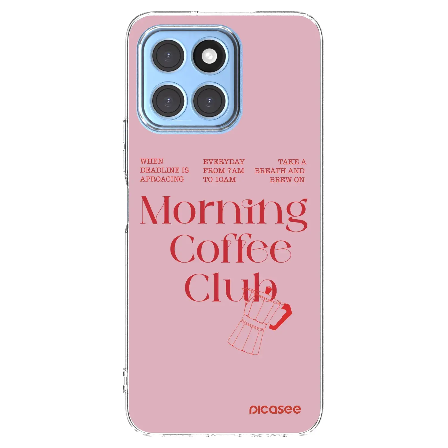 Silikonový průhledný obal pro Honor X8 5G - Morning