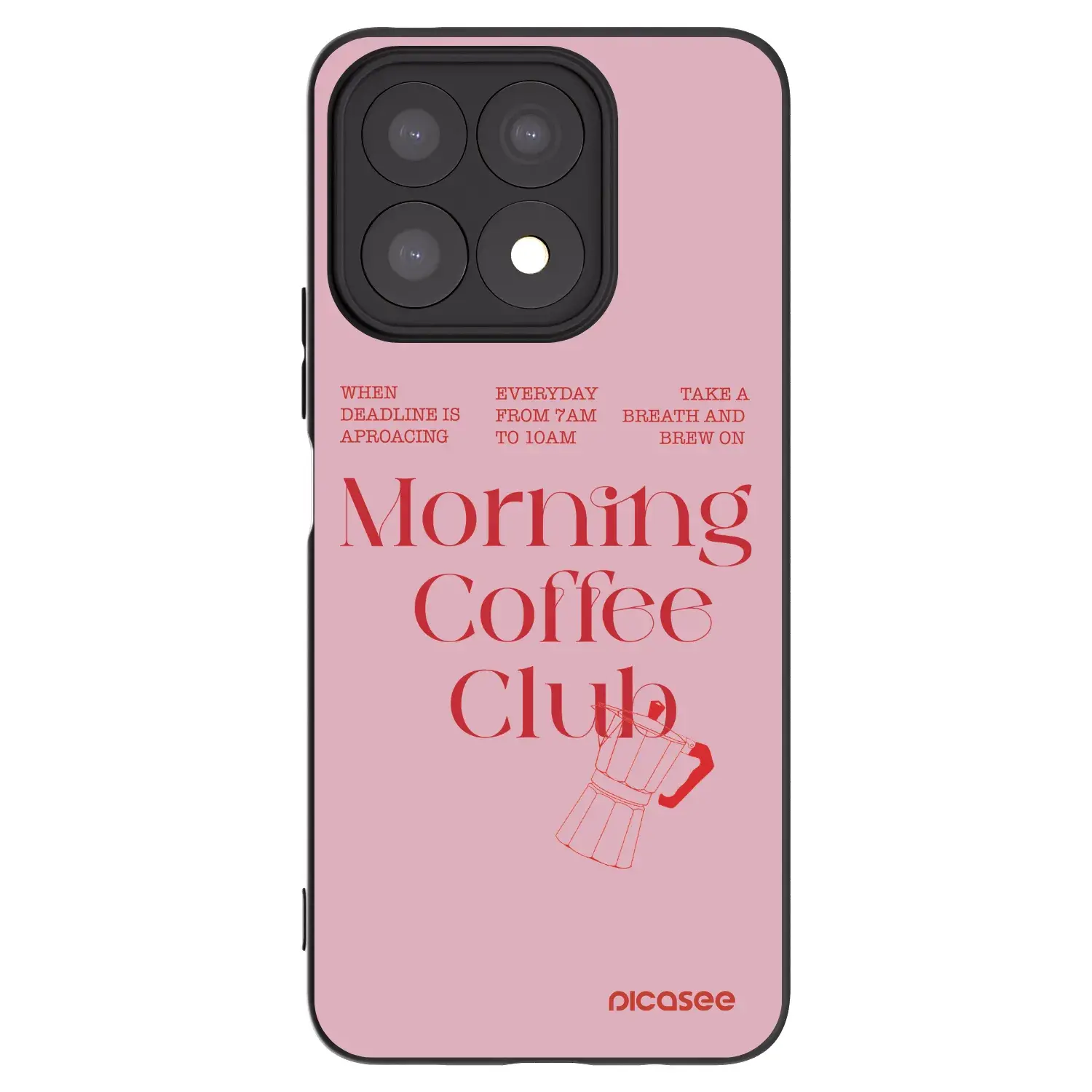 Silikonový černý obal pro Honor X8a - Morning