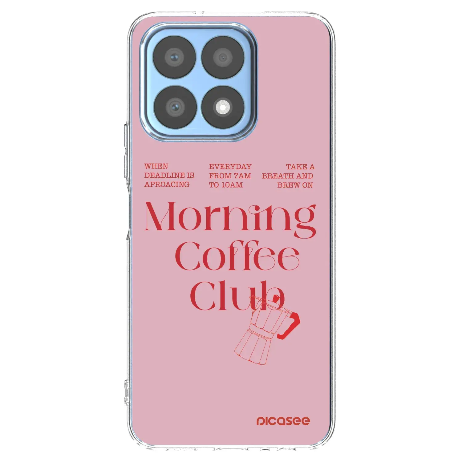 Silikonový průhledný obal pro Honor X8a - Morning