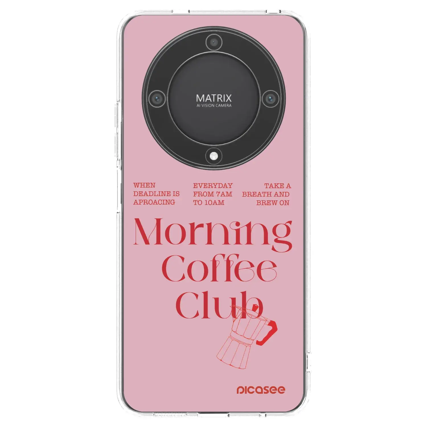 Silikonový průhledný obal pro Honor Magic5 Lite 5G - Morning