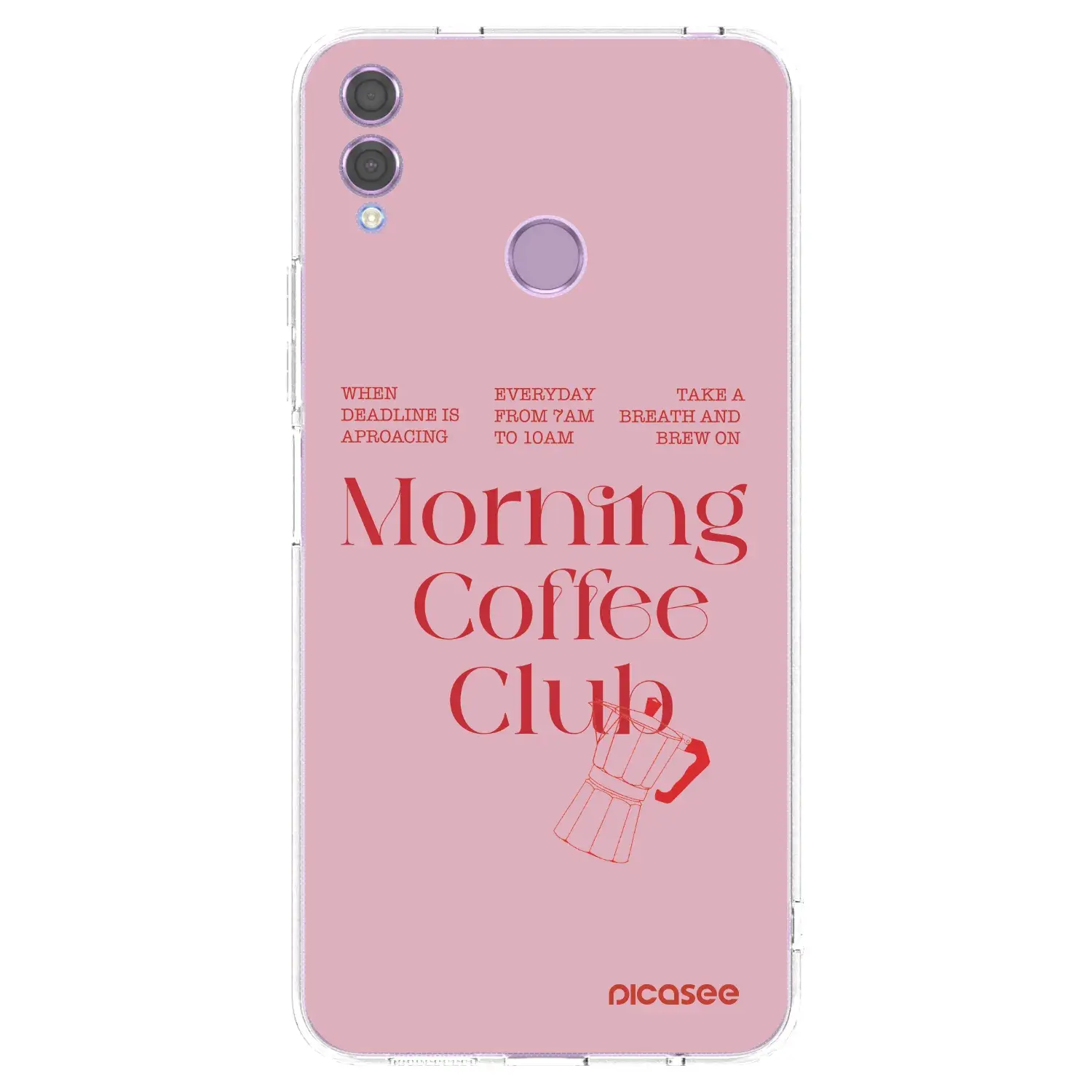 Silikonový průhledný obal pro Honor 8X - Morning