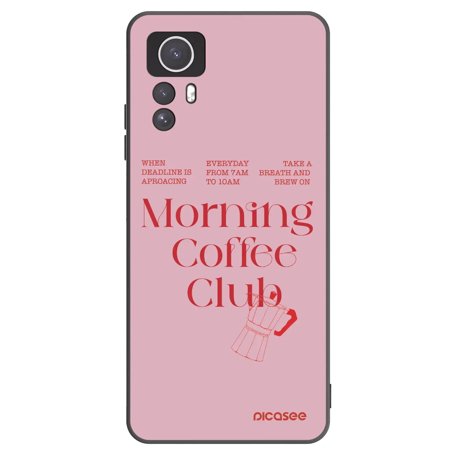 Silikonový černý obal pro Xiaomi Redmi Note 12S - Morning