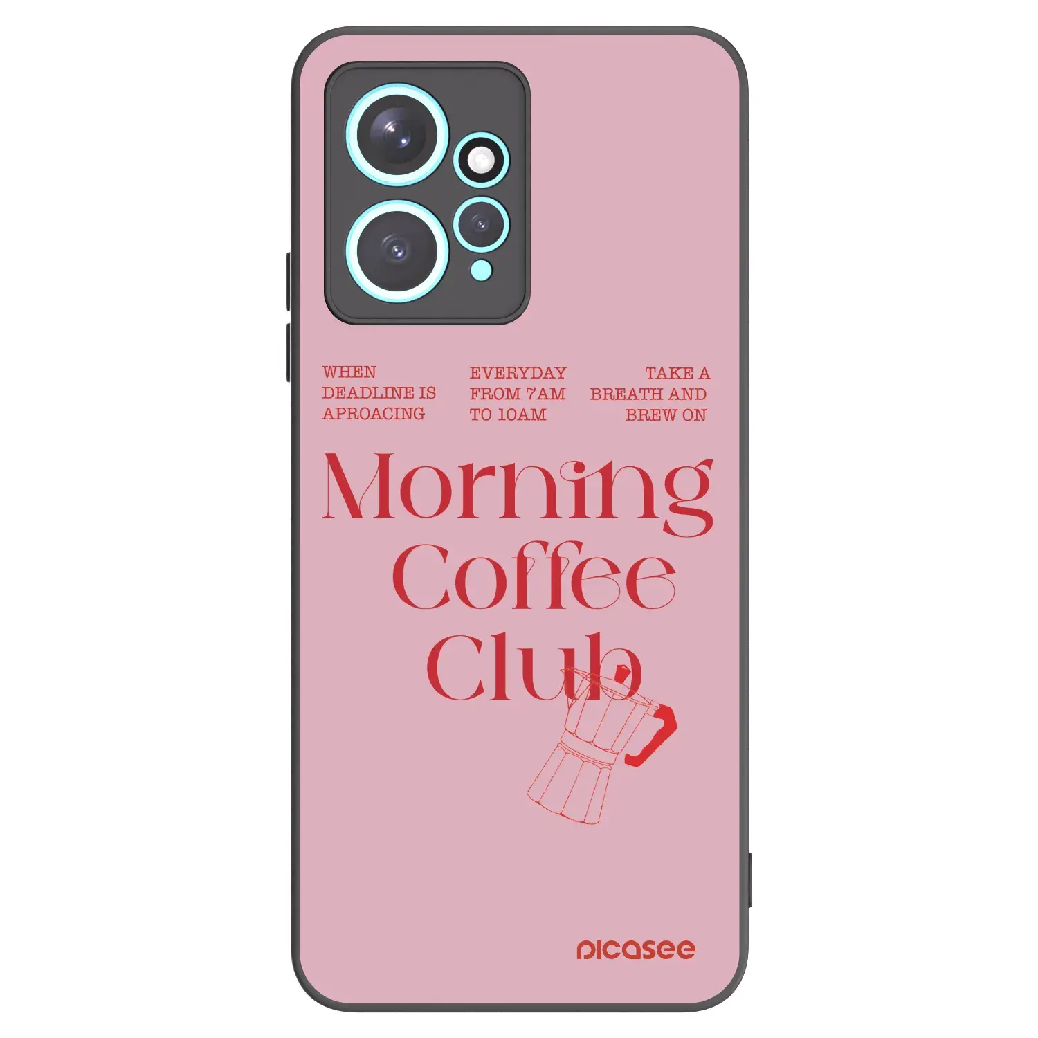 Silikonový černý obal pro Xiaomi Redmi Note 12 4G - Morning