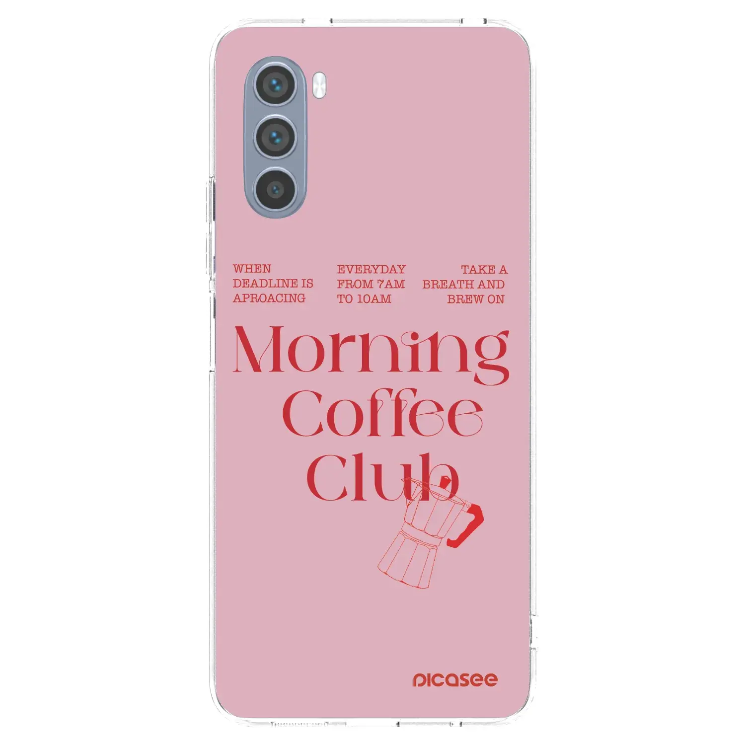 Silikonový průhledný obal pro Motorola Moto G62 - Morning