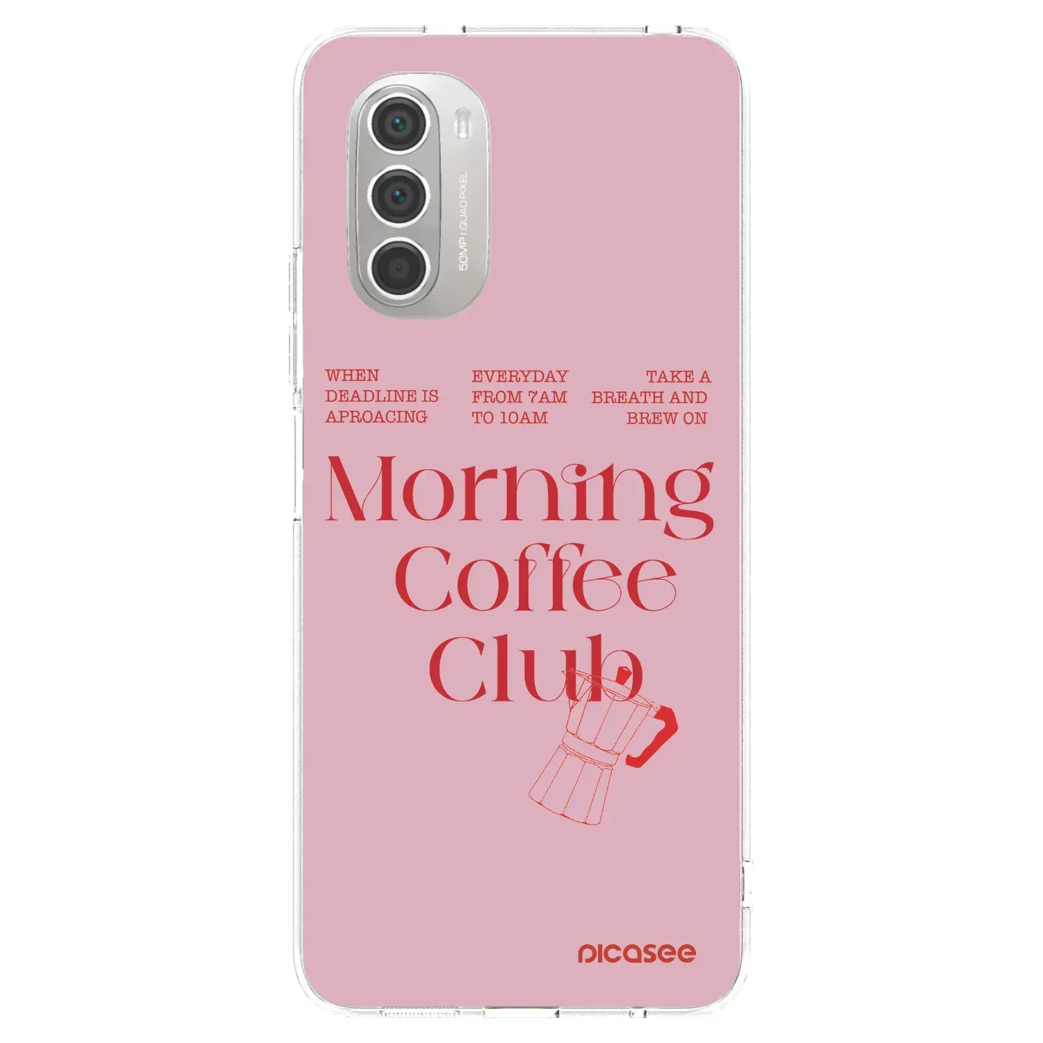 Silikonový průhledný obal pro Motorola Moto G51 - Morning