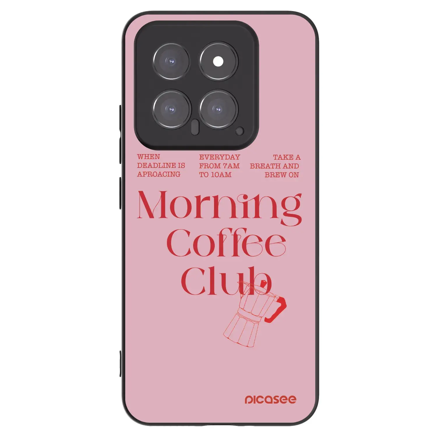 Silikonový černý obal pro Xiaomi 14 - Morning