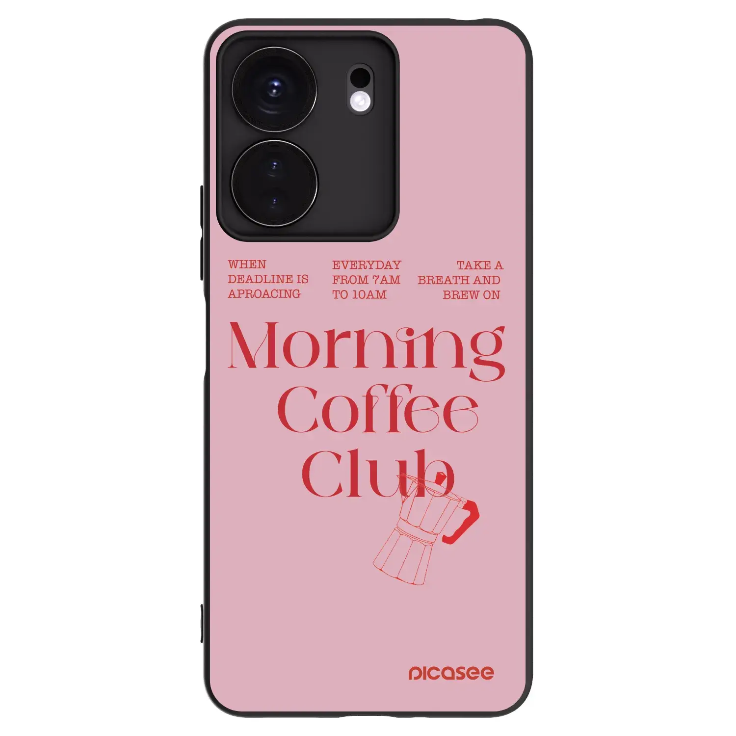Silikonový černý obal pro Xiaomi Redmi 13C 4G - Morning