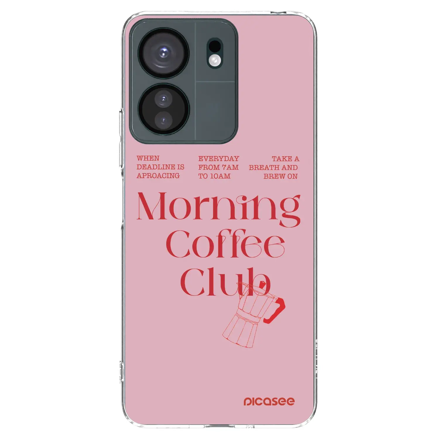 Silikonový průhledný obal pro Xiaomi Redmi 13C 4G - Morning