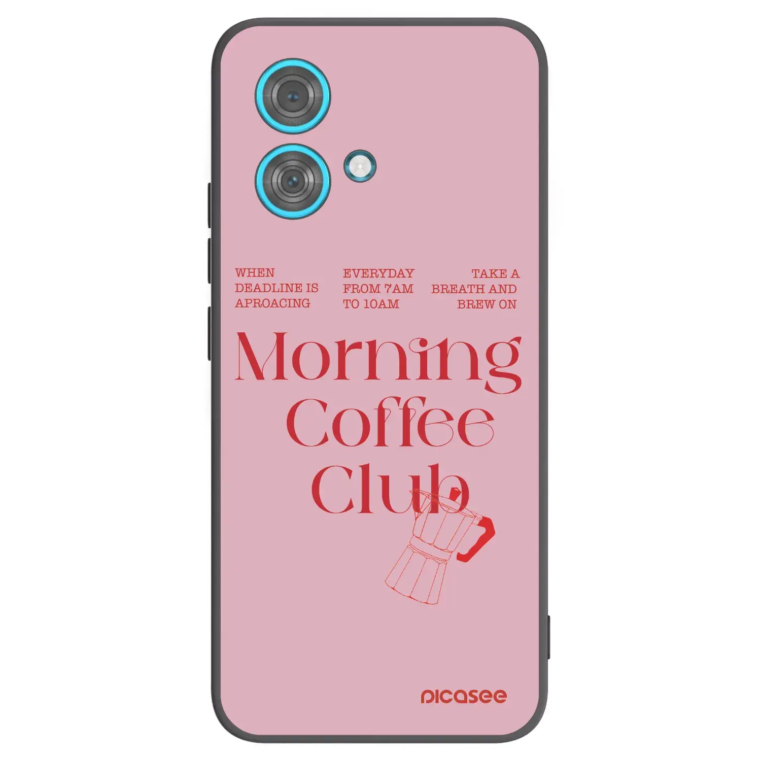 Silikonový černý obal pro Motorola Edge 40 Neo - Morning