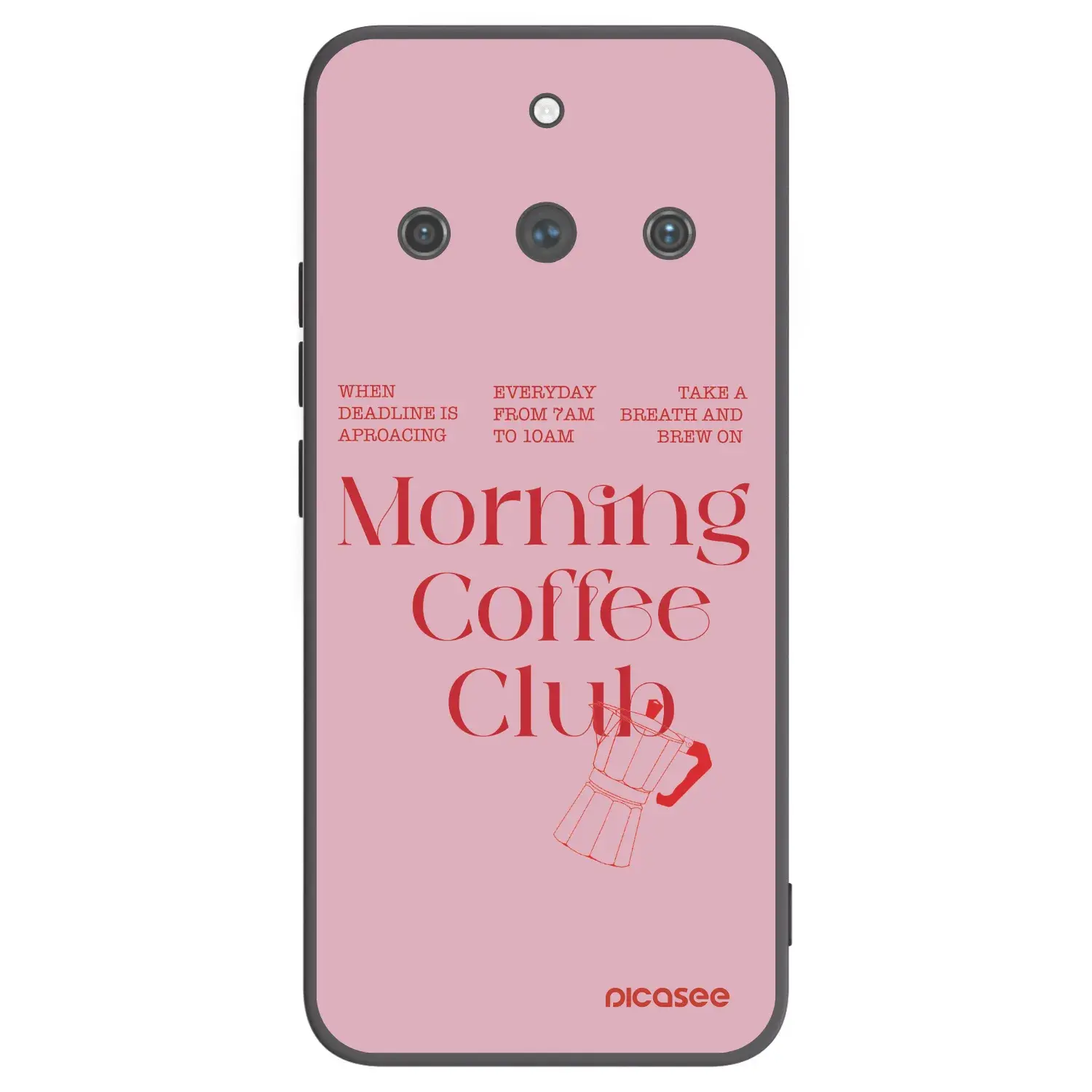 Silikonový černý obal pro Realme 11 Pro+ - Morning