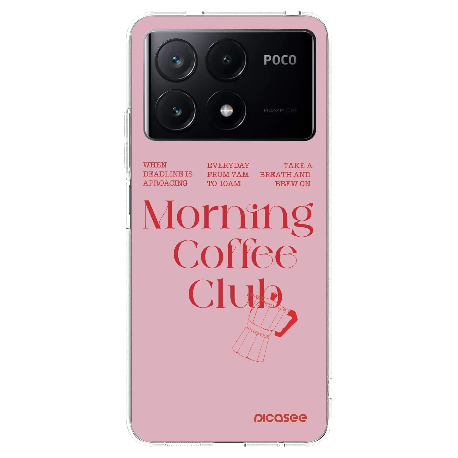 Silikonový průhledný obal pro Xiaomi Poco X6 Pro - Morning