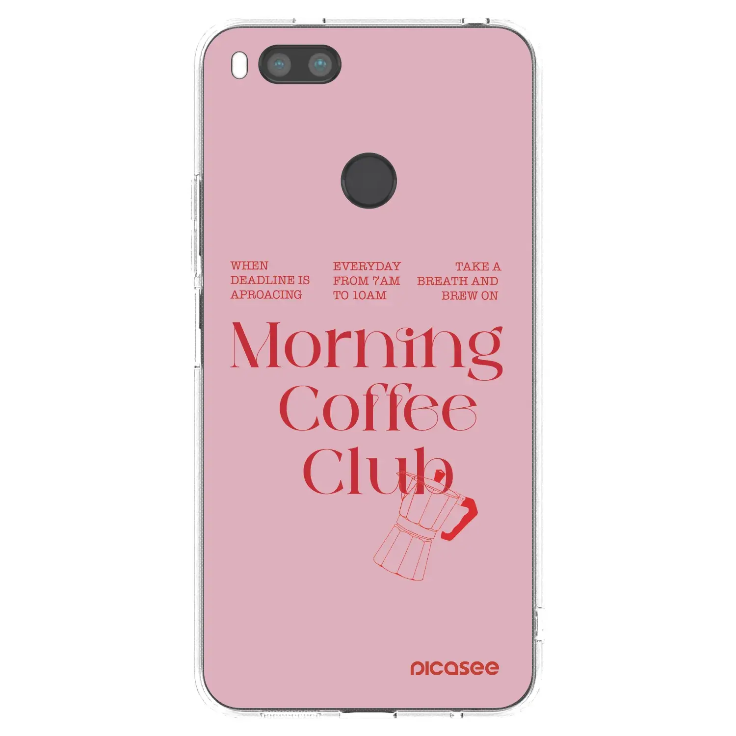 Silikonový průhledný obal pro Xiaomi Mi A1 Global - Morning
