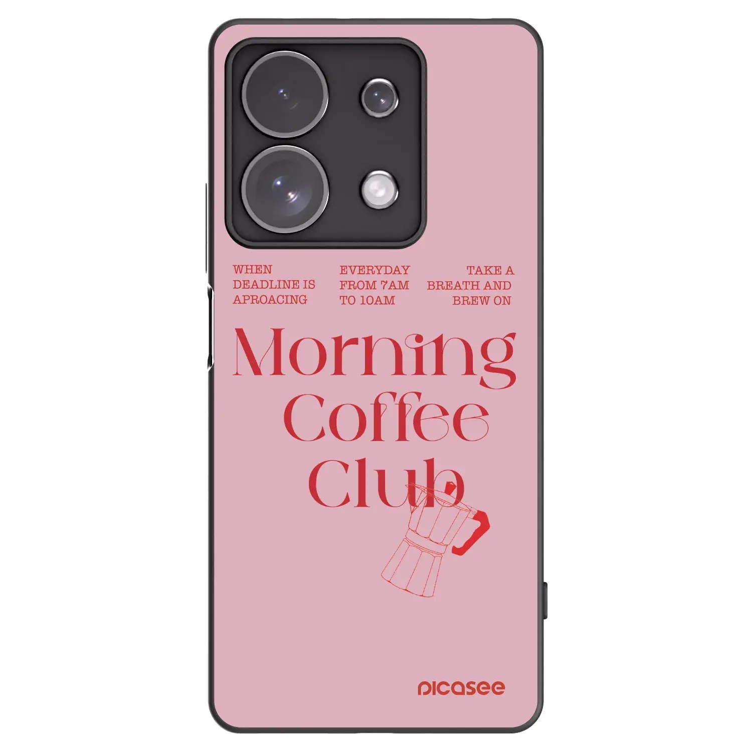 Silikonový černý obal pro Xiaomi Redmi Note 13 Pro 4G - Morning