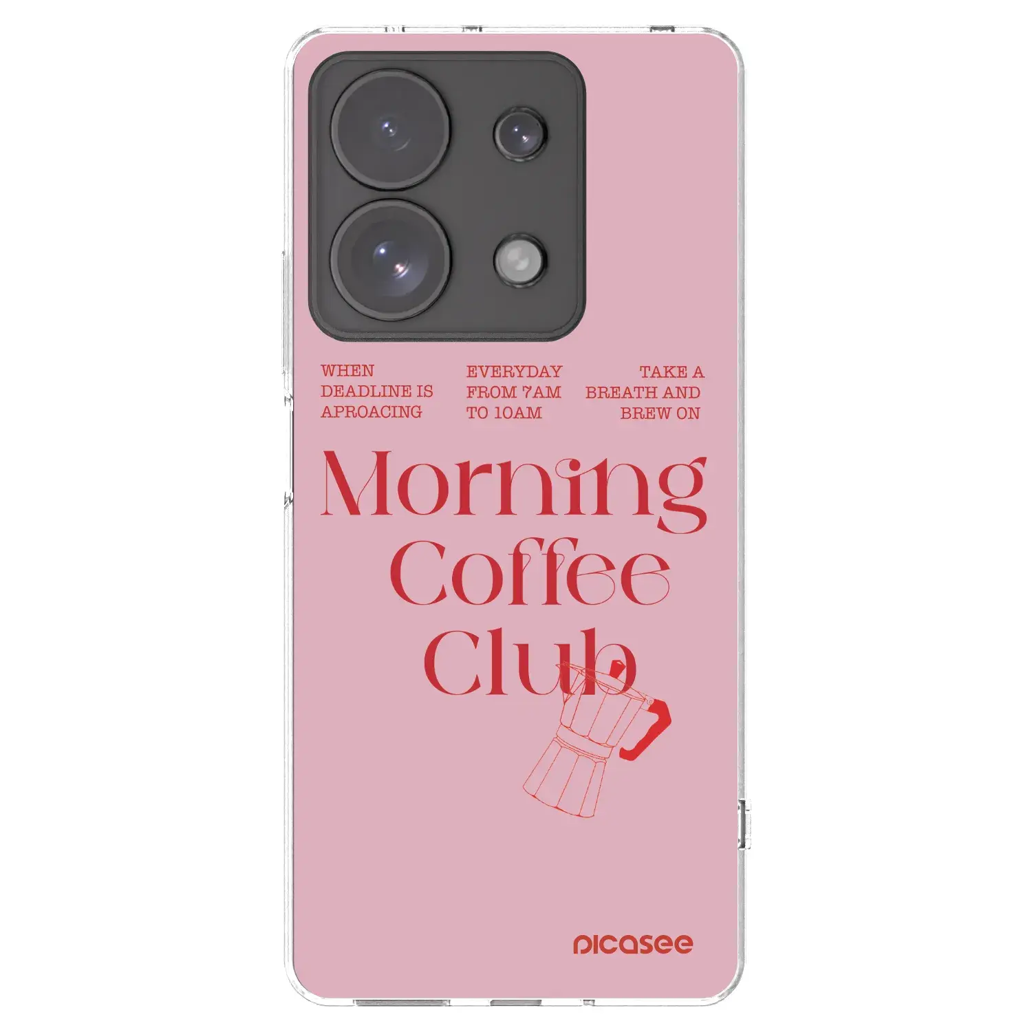 Silikonový průhledný obal pro Xiaomi Redmi Note 13 Pro 4G - Morning