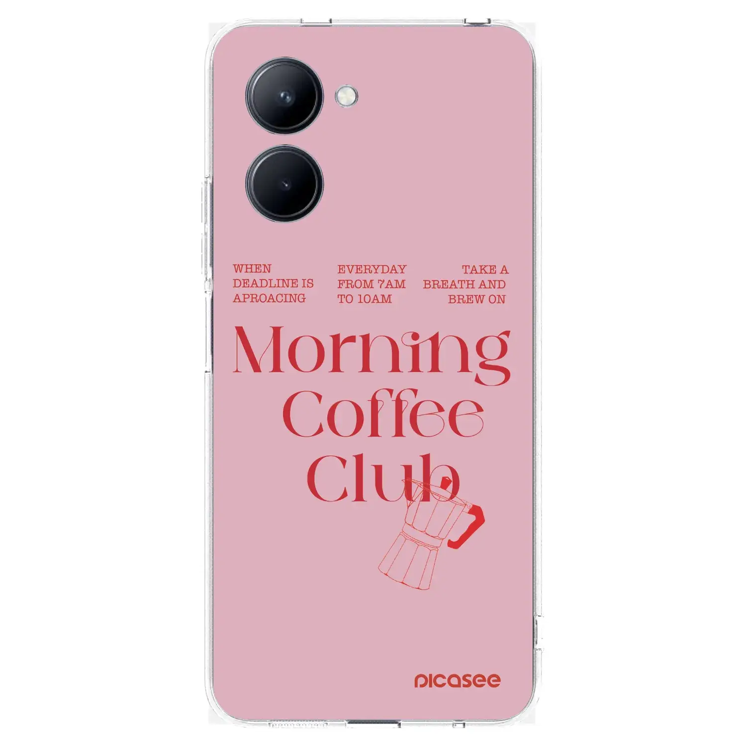 Silikonový průhledný obal pro Realme C33 (2023) - Morning