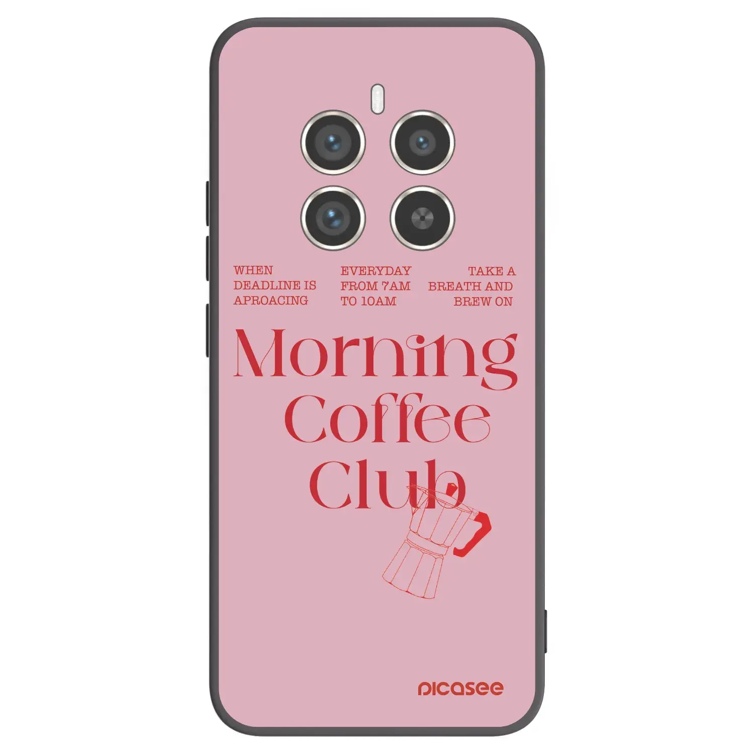 Silikonový černý obal pro Realme 12 Pro 5G - Morning