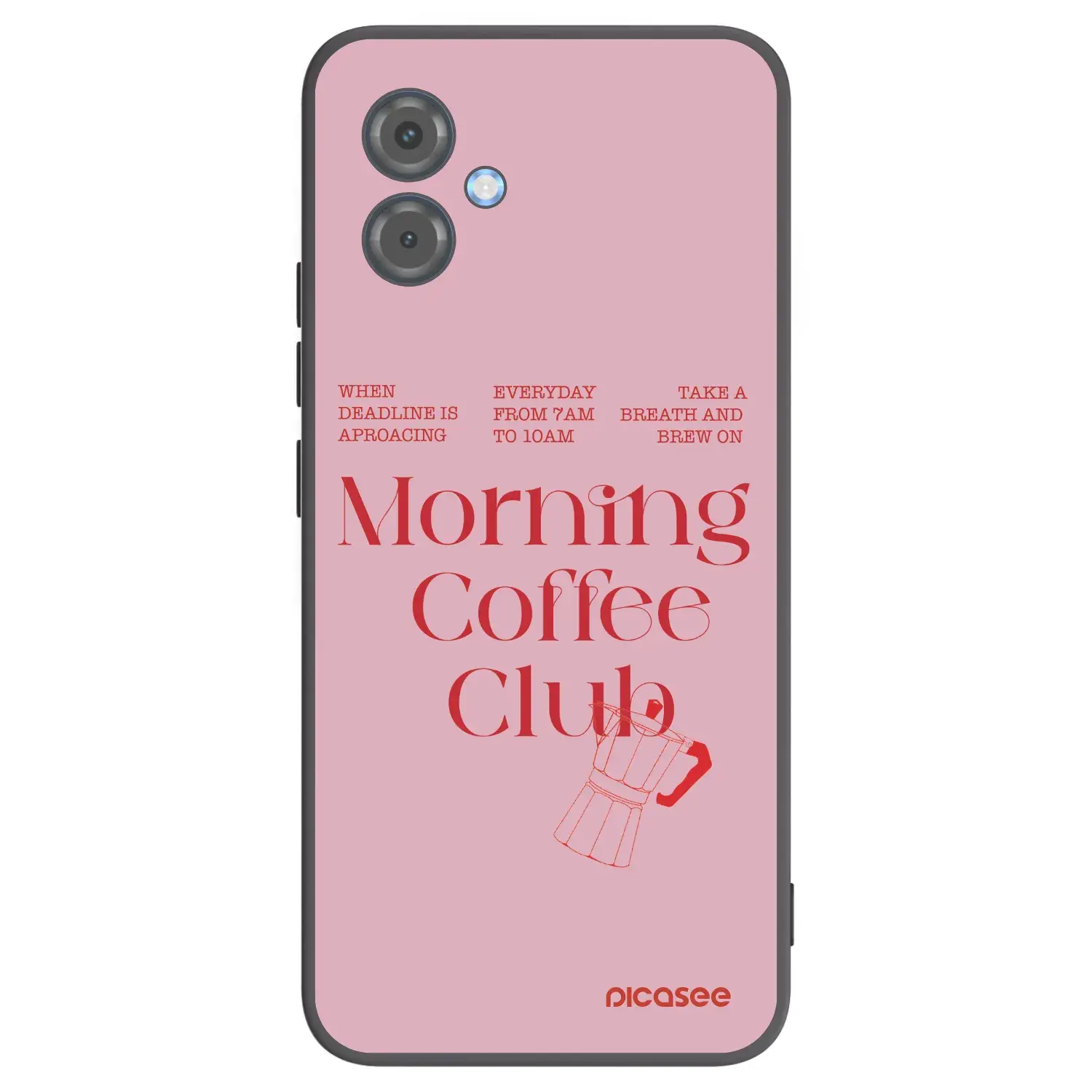 Silikonový černý obal pro Motorola Moto G14 - Morning
