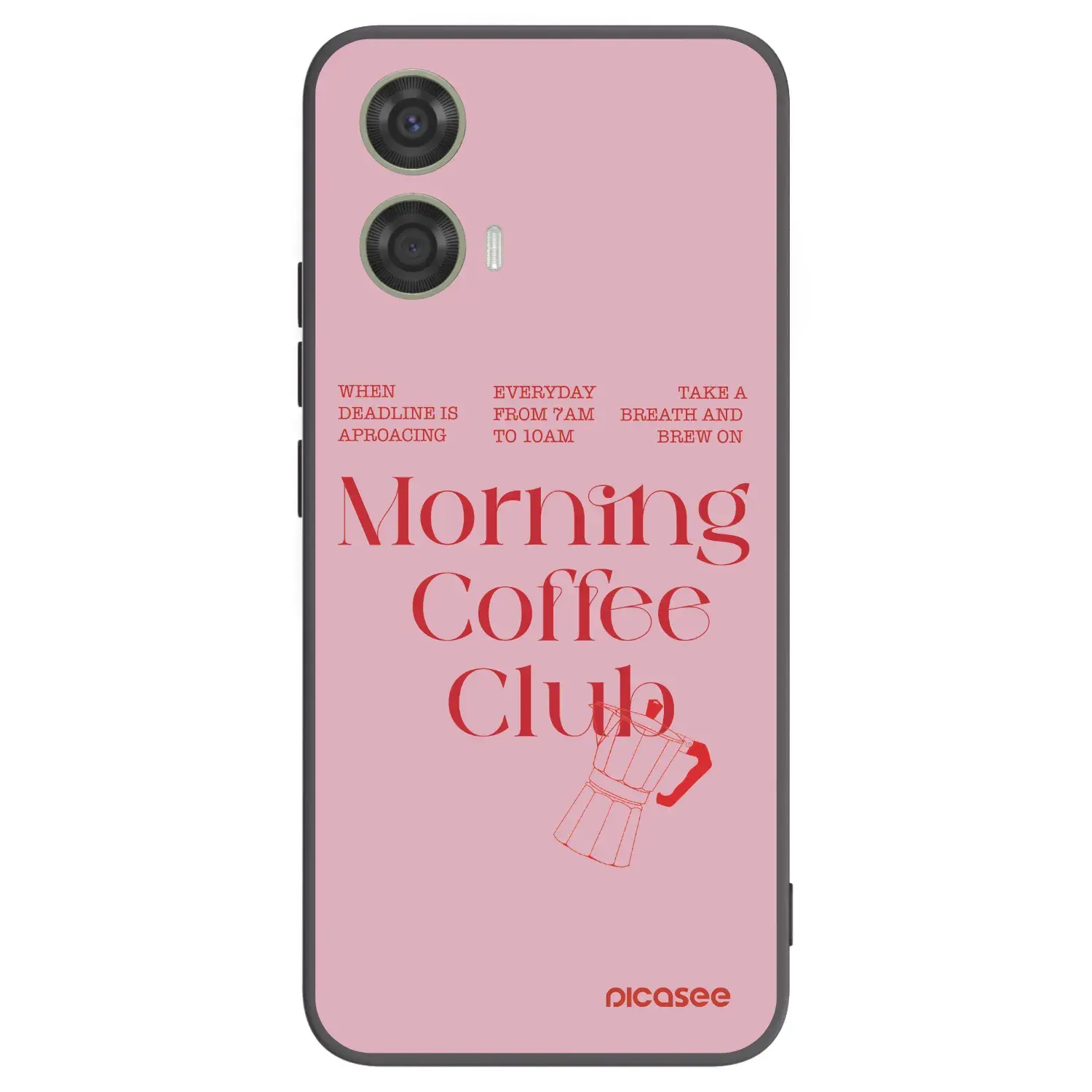 Silikonový černý obal pro Motorola Moto G24 - Morning