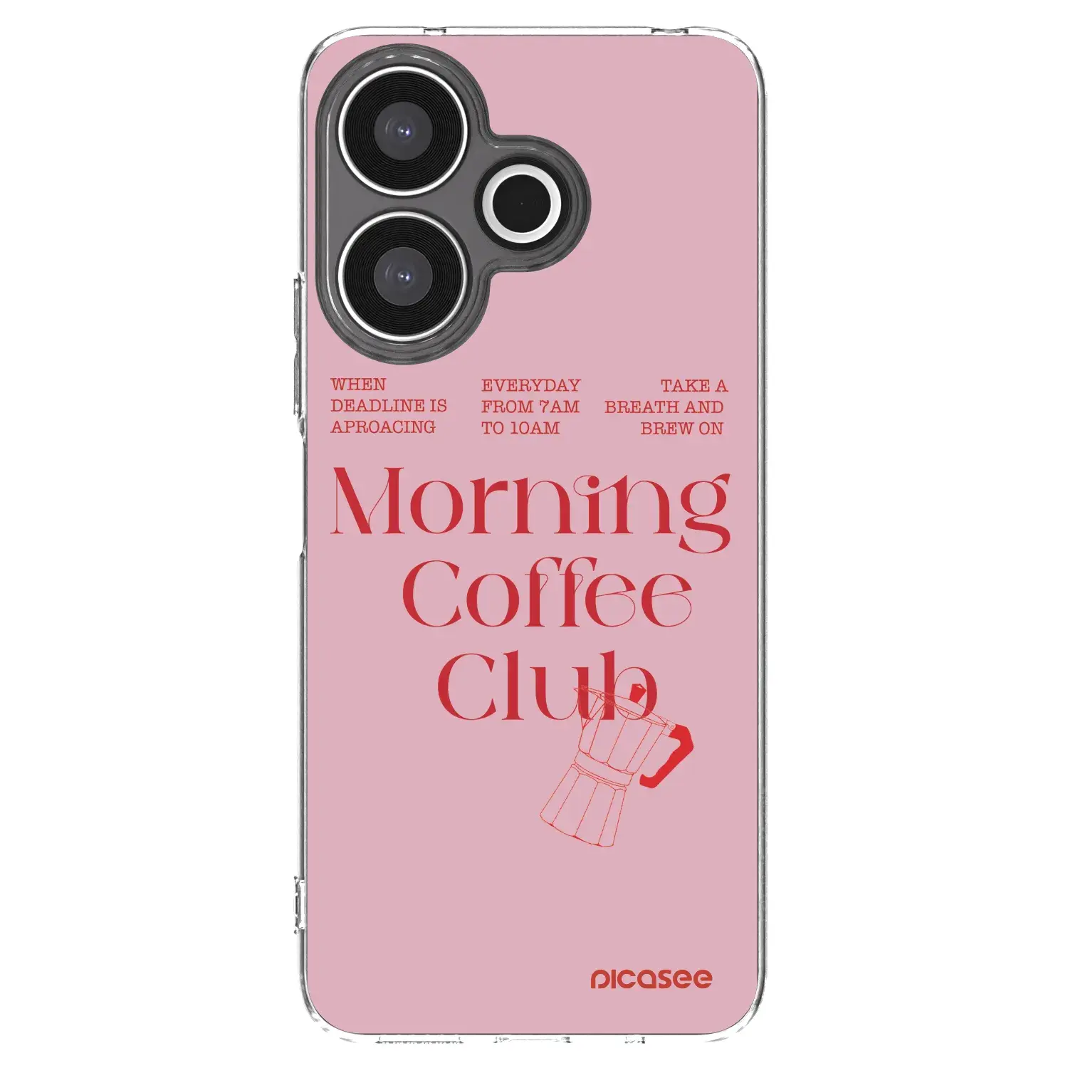 Silikonový průhledný obal pro Xiaomi Redmi 13 4G - Morning
