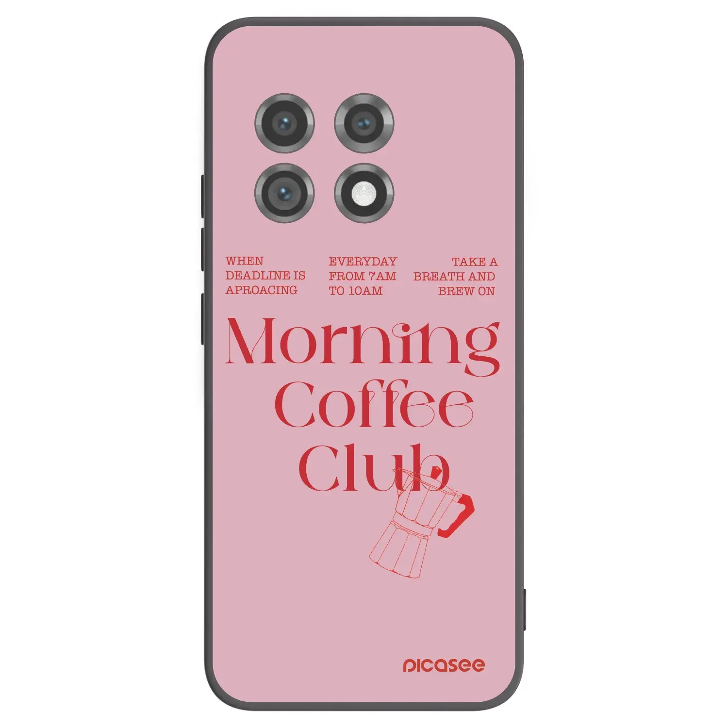 Silikonový černý obal pro OnePlus 11 5G - Morning