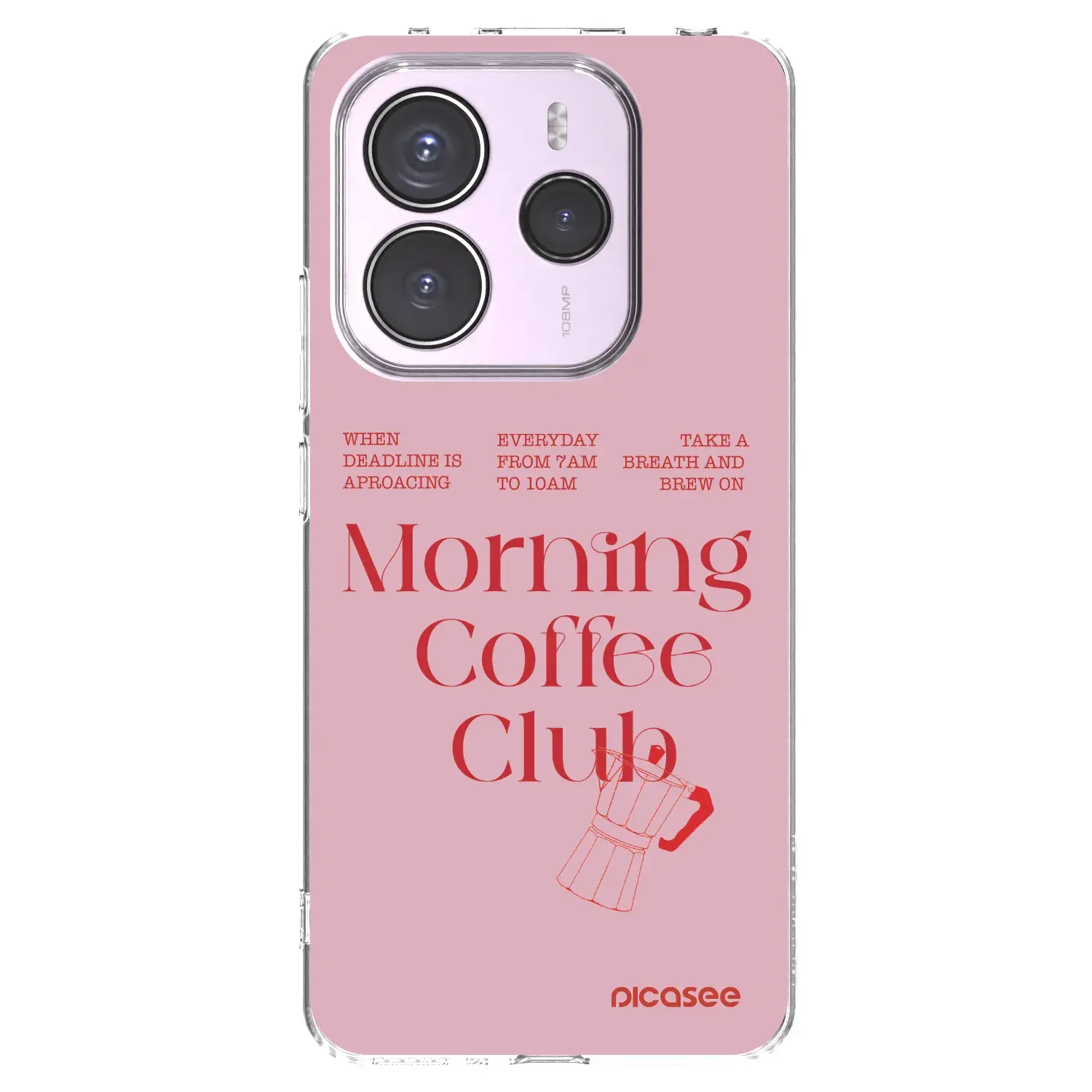 Silikonový průhledný obal pro Xiaomi Redmi Note 14 5G - Morning