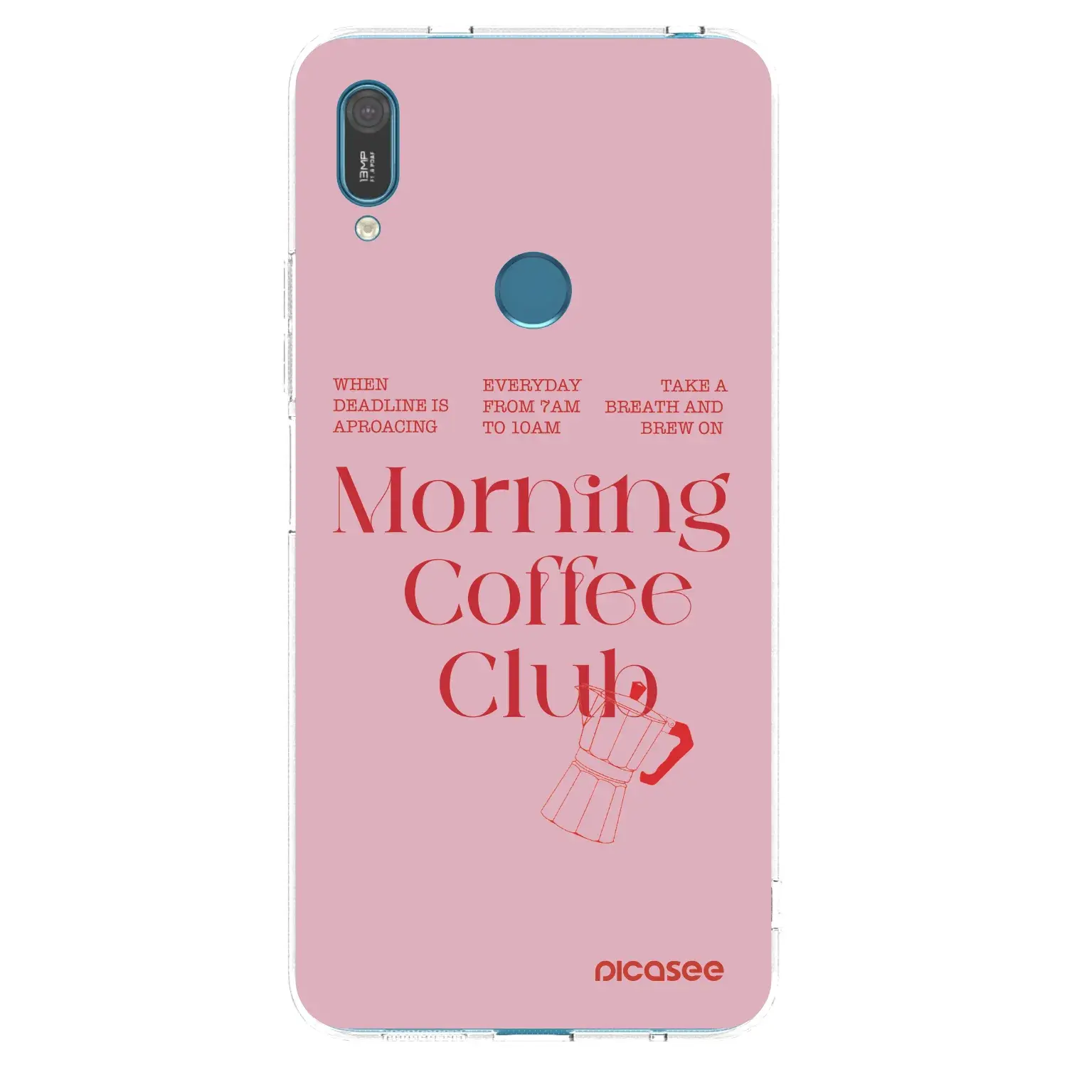Silikonový průhledný obal pro Huawei Y7 2019 - Morning