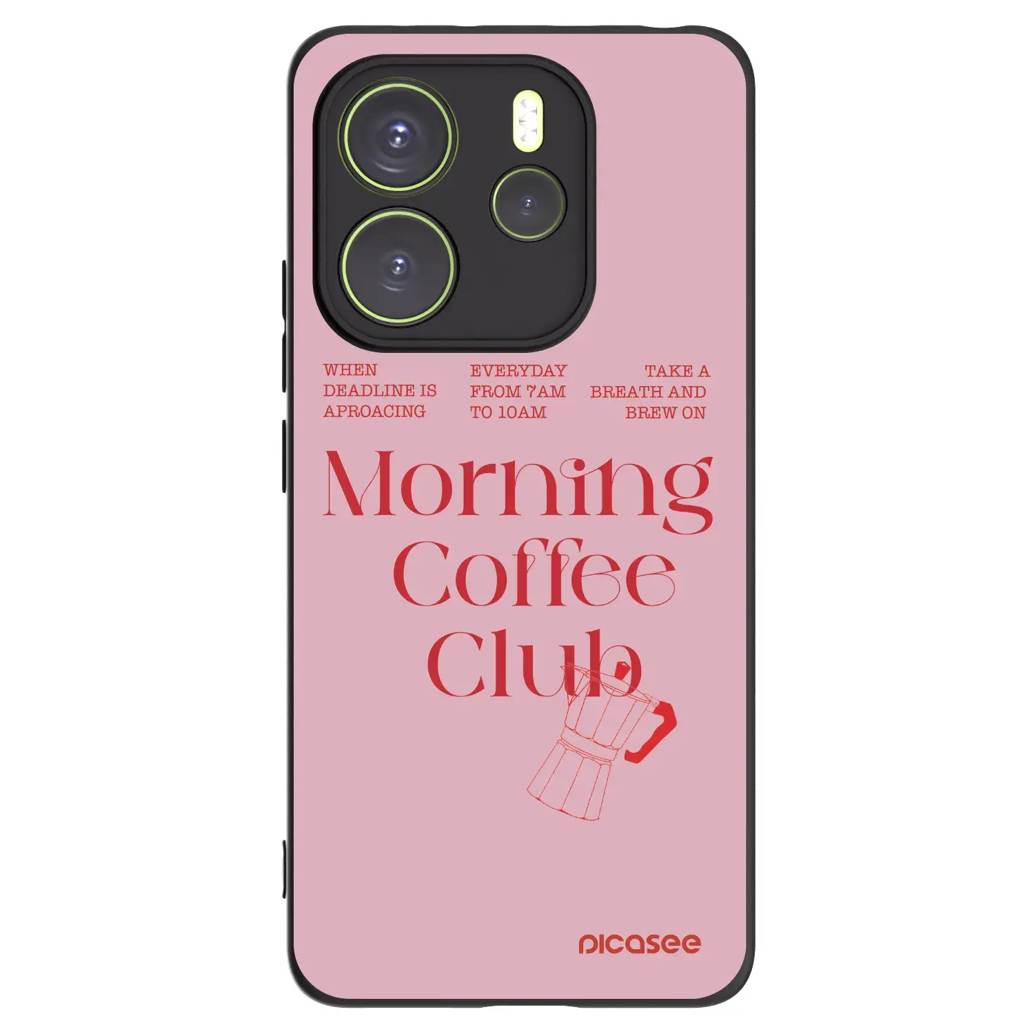 Silikonový černý obal pro Xiaomi Redmi Note 14 4G - Morning