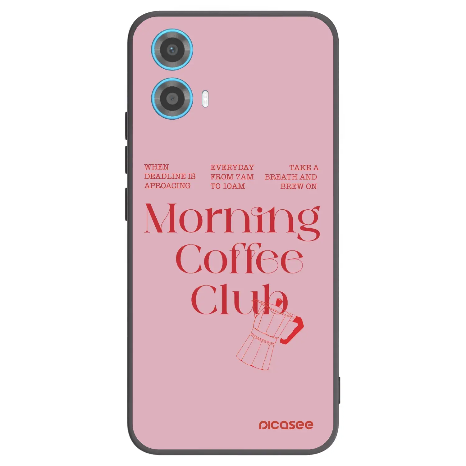 Silikonový černý obal pro Motorola Moto G34 5G - Morning