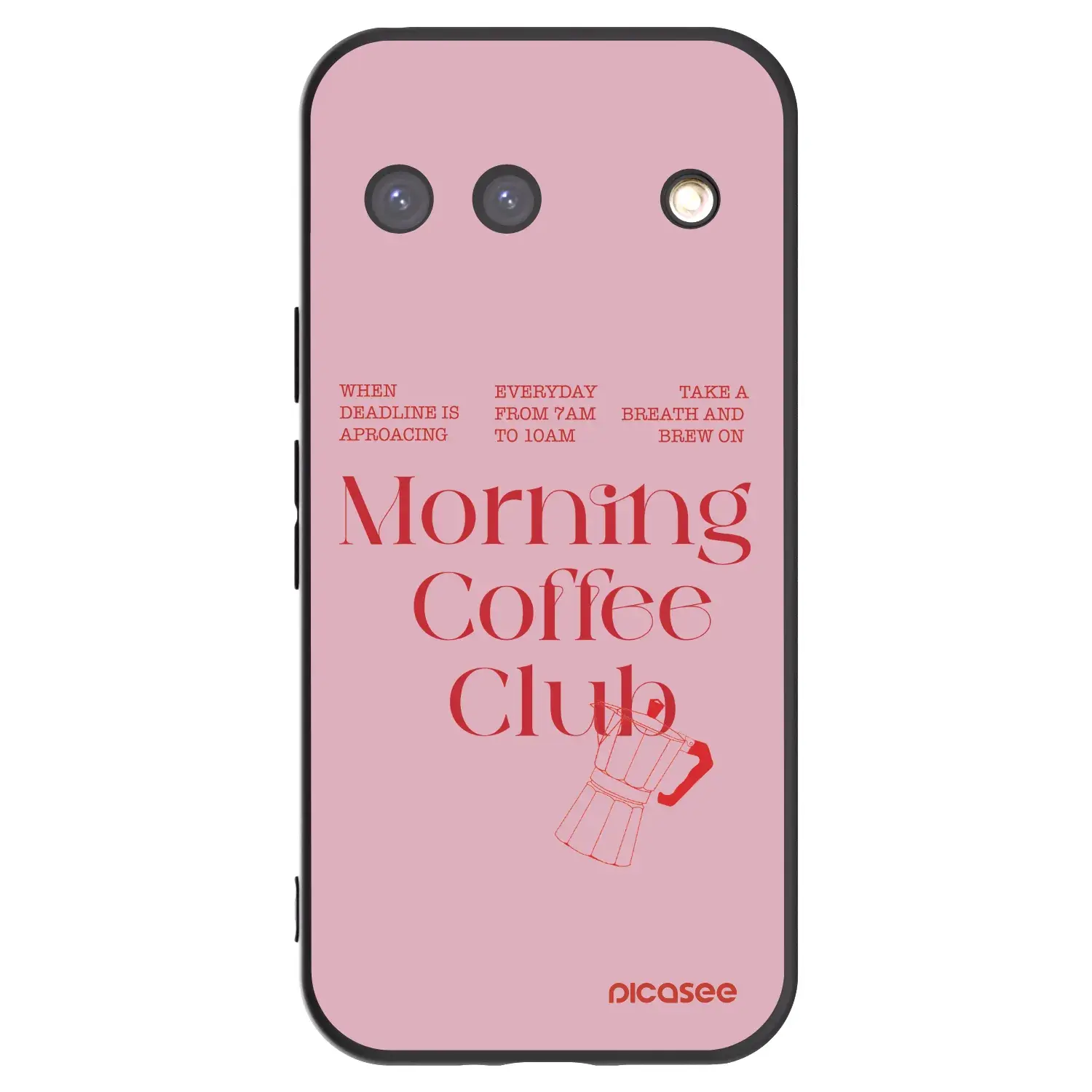 Silikonový černý obal pro Google Pixel 9 - Morning