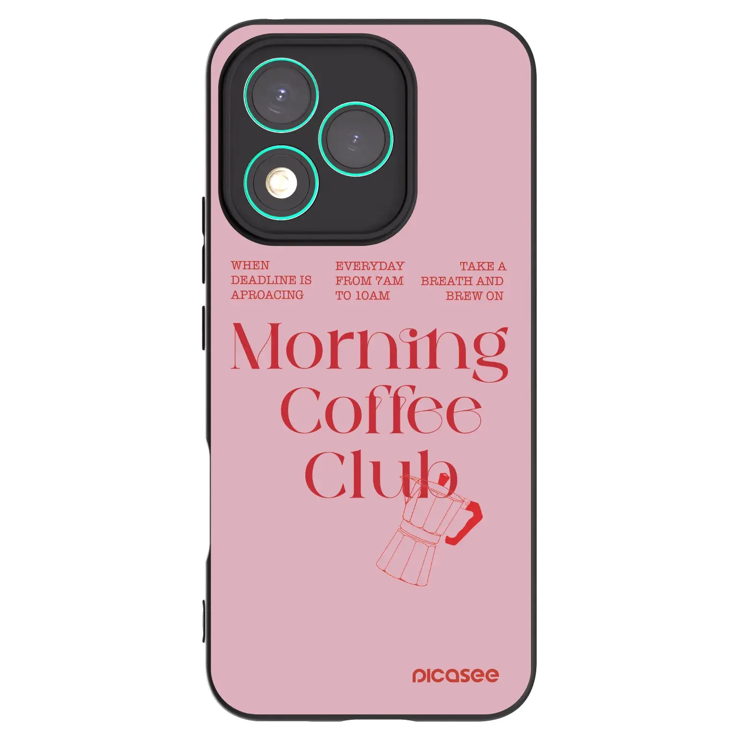 Silikonový černý obal pro Honor 400 Lite 5G - Morning