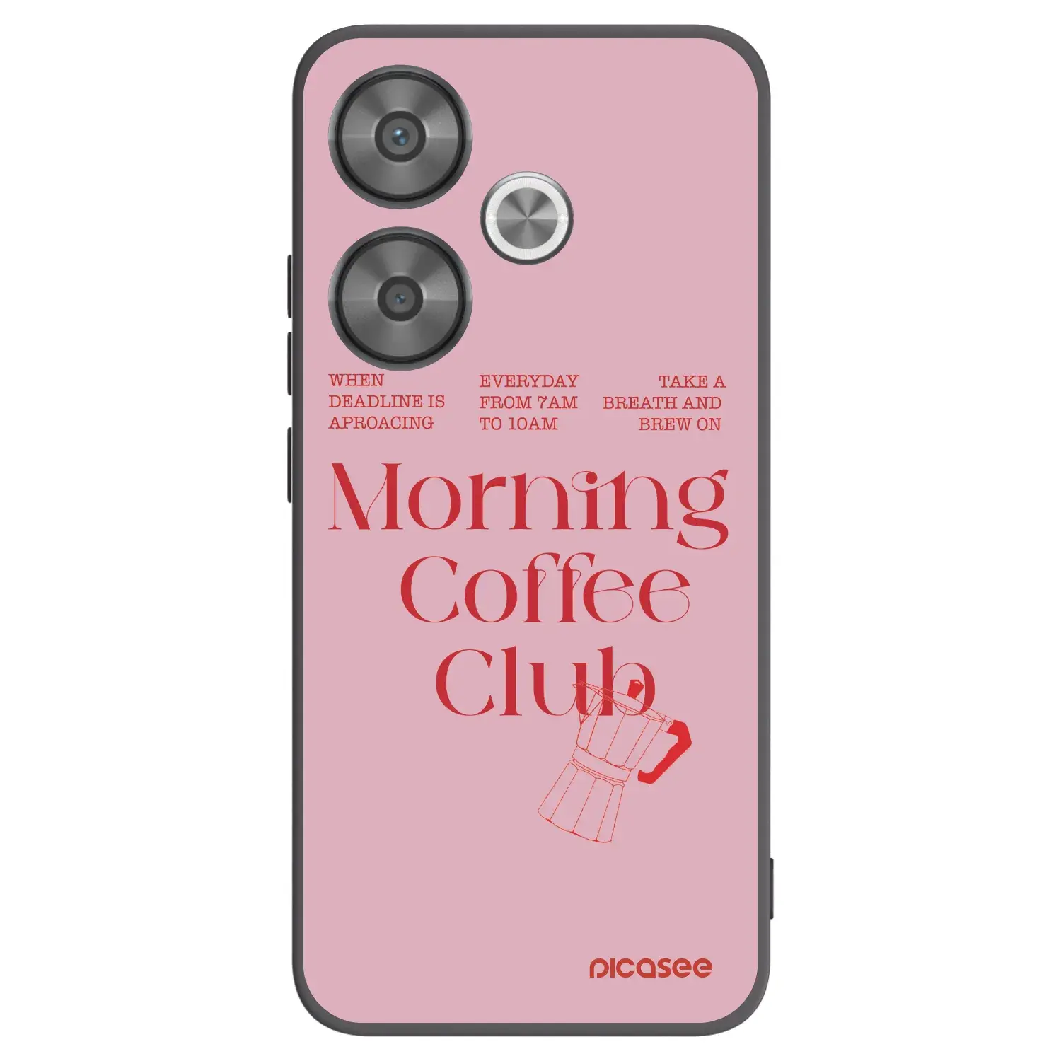 Silikonový černý obal pro Xiaomi Poco F6 - Morning