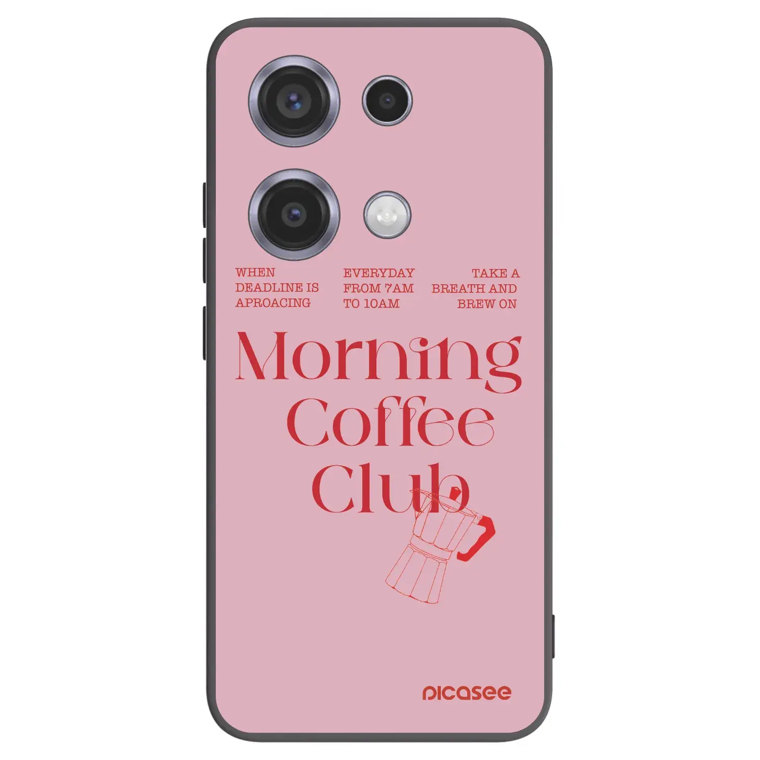 Silikonový černý obal pro Xiaomi Redmi Note 14S - Morning