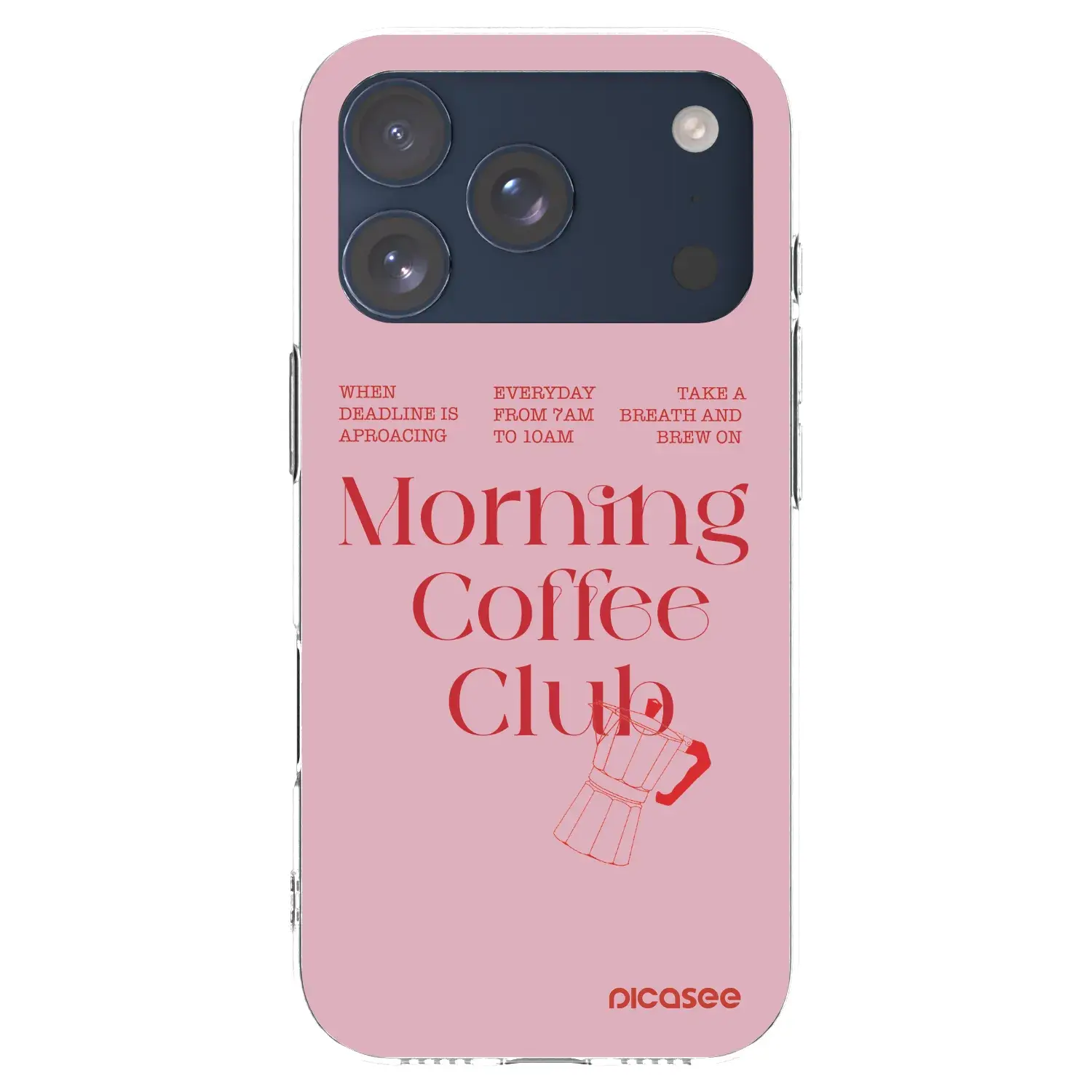 Silikonový průhledný obal pro Apple iPhone 17 Pro - Morning