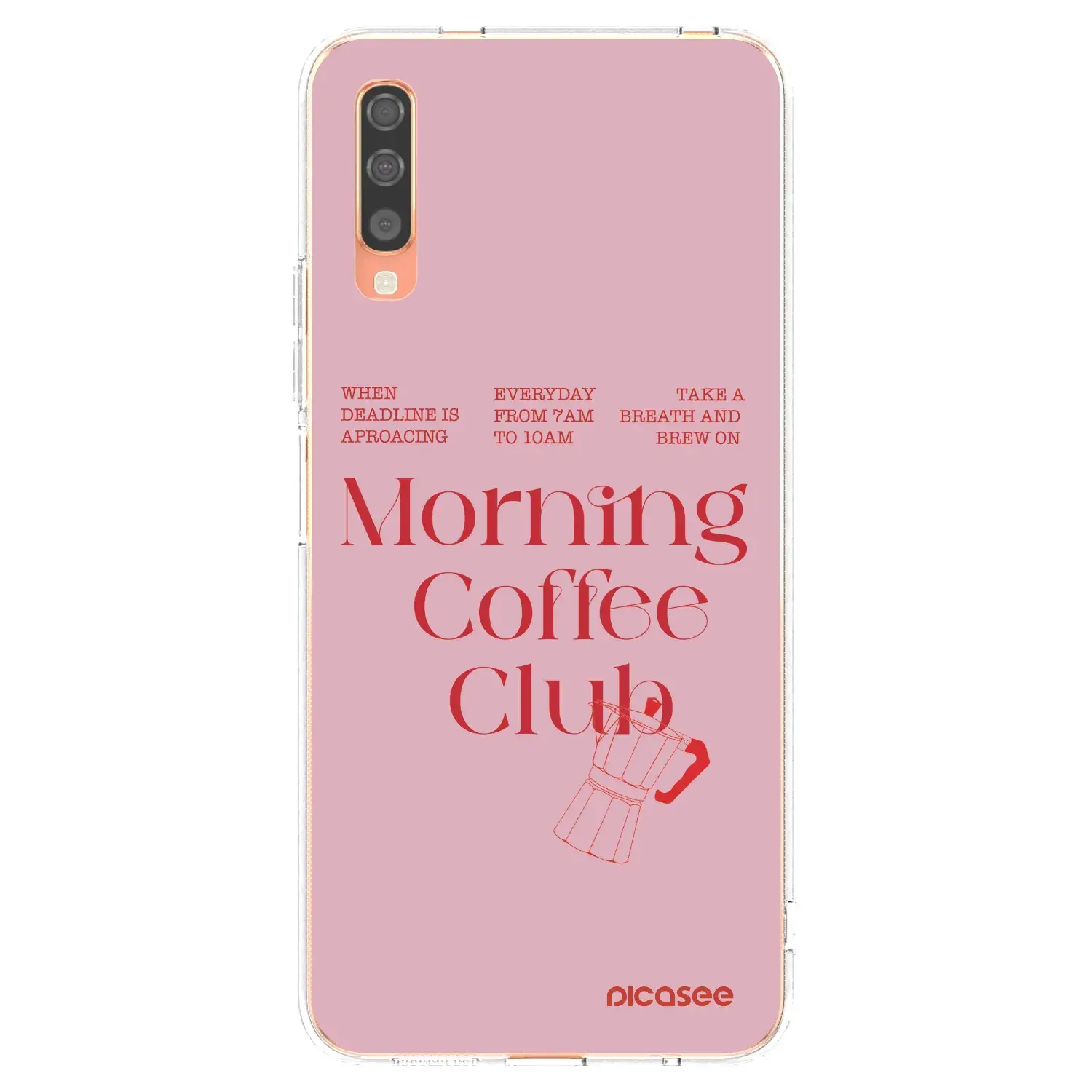 Silikonový průhledný obal pro Samsung Galaxy A70 A705F - Morning