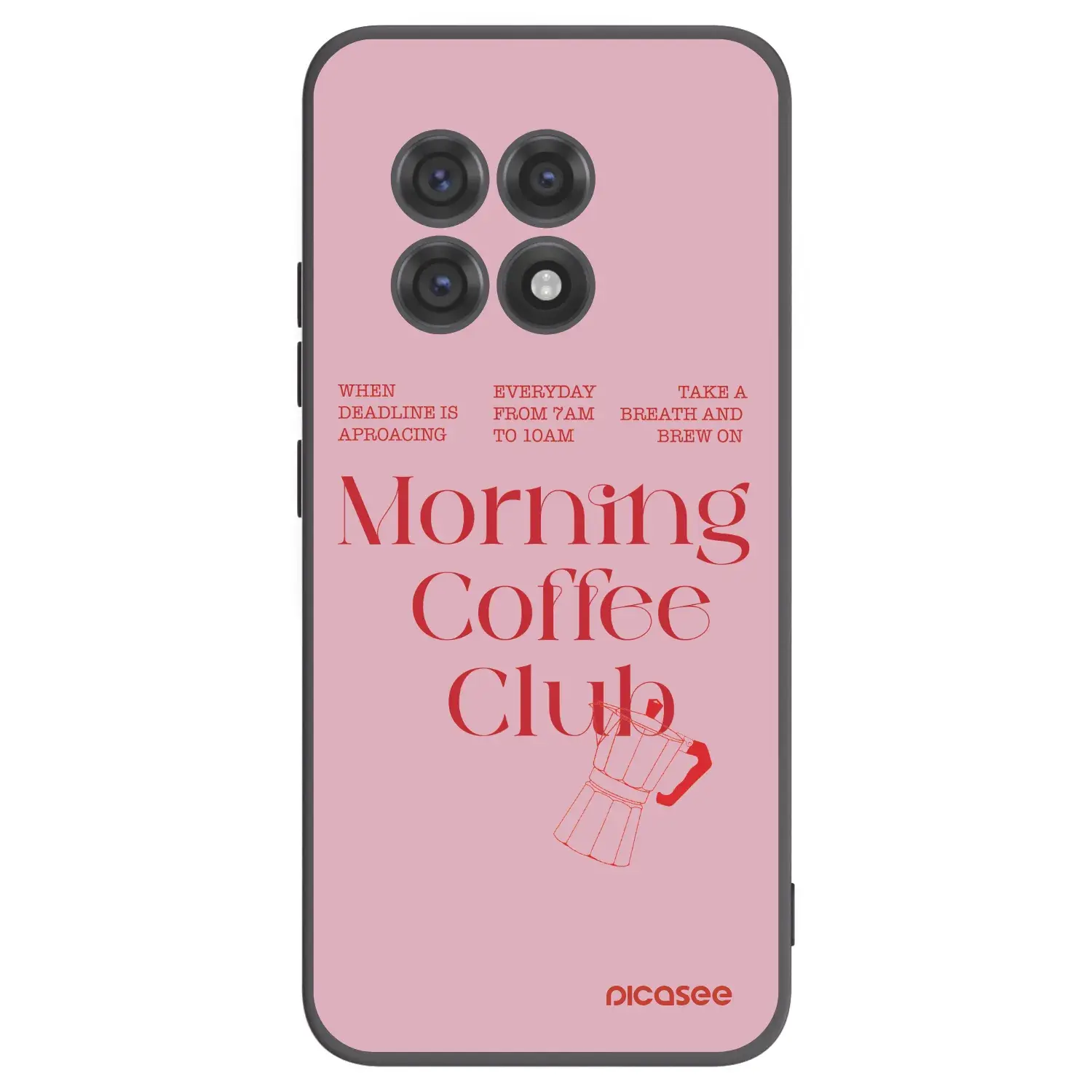 Silikonový černý obal pro OnePlus 13R 5G - Morning