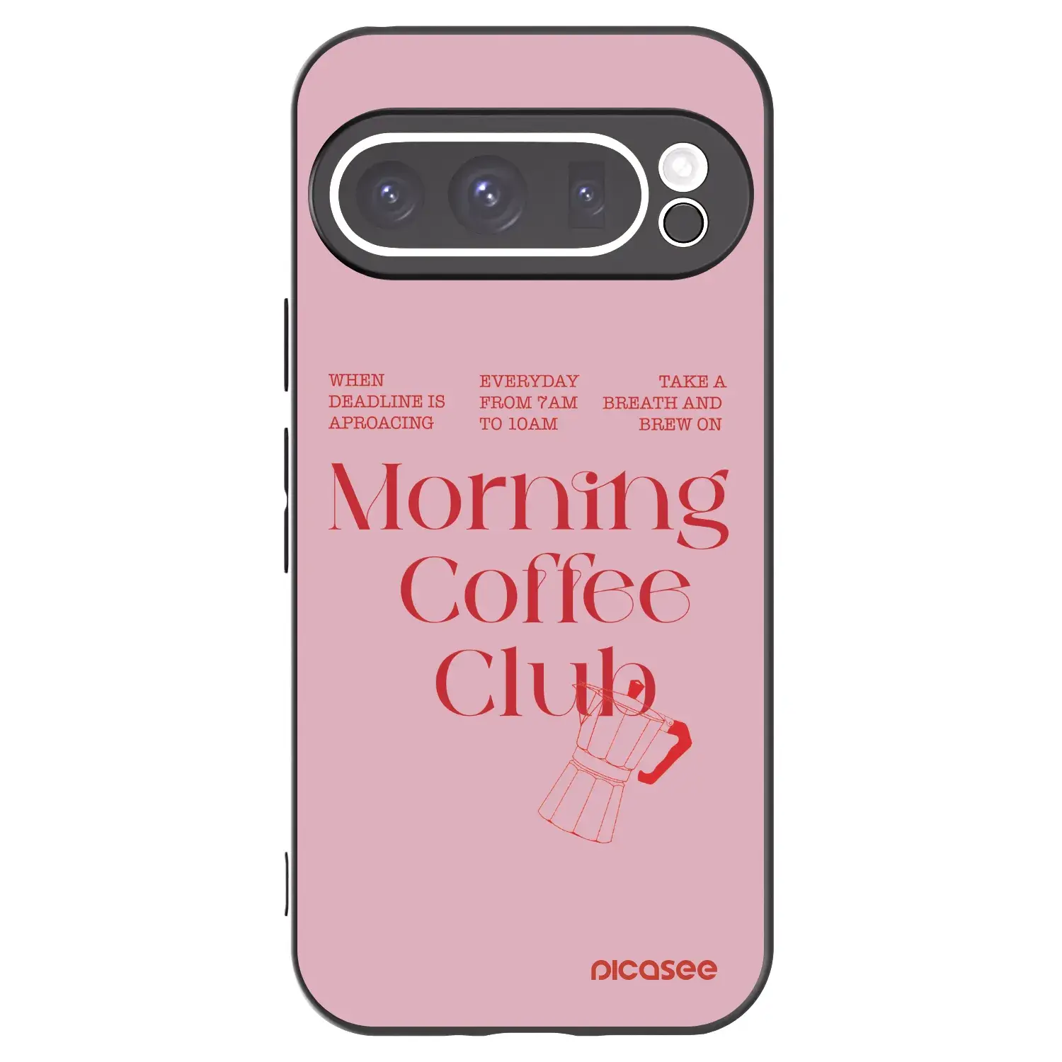 Silikonový černý obal pro Google Pixel 9 Pro XL - Morning
