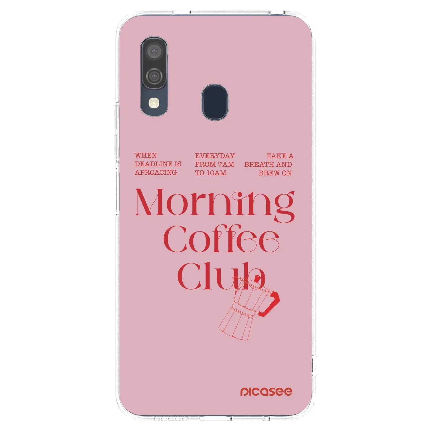 Silikonový průhledný obal pro Samsung Galaxy A40 A405F - Morning