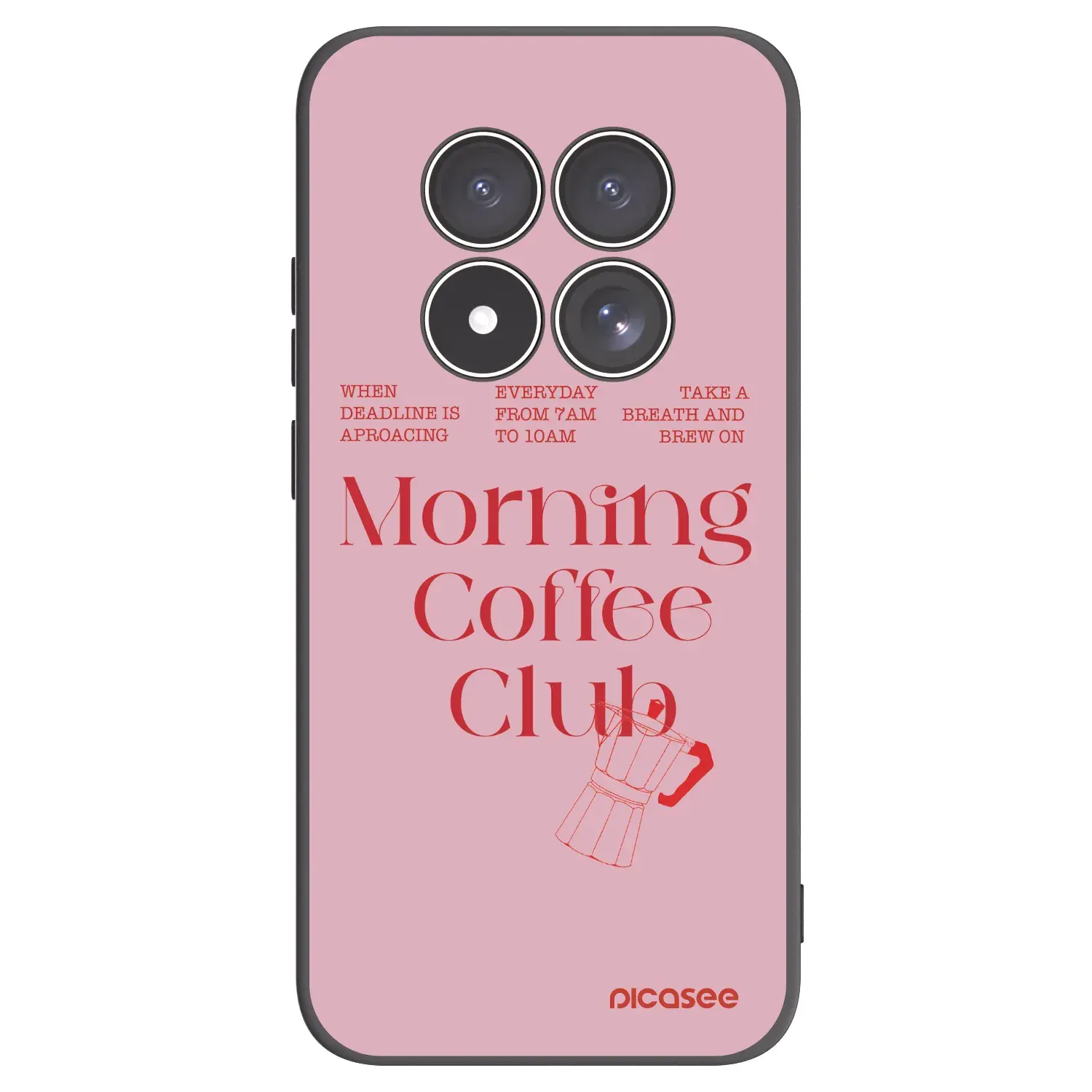 Silikonový černý obal pro Xiaomi Redmi Note 15 Pro 4G - Morning
