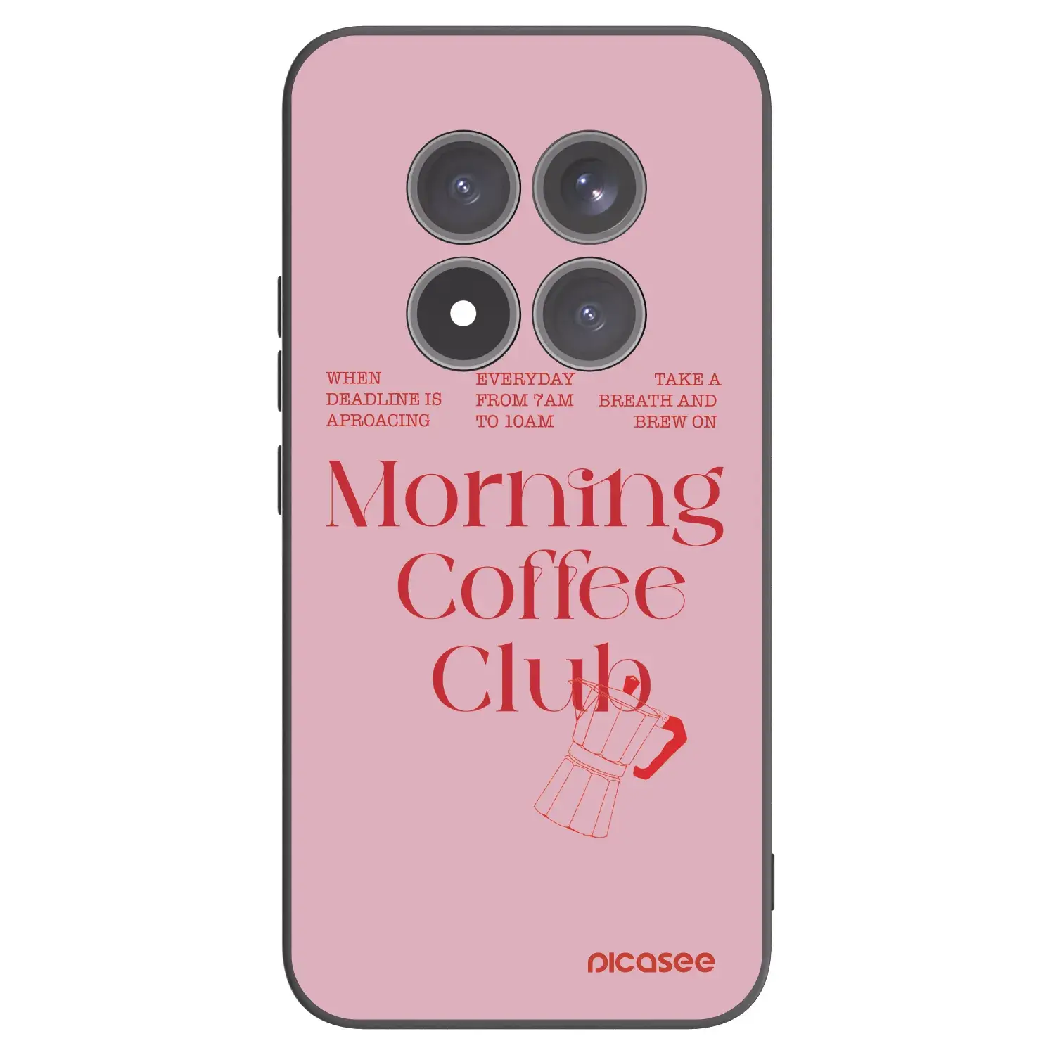 Silikonový černý obal pro Xiaomi Redmi Note 15 Pro+ - Morning