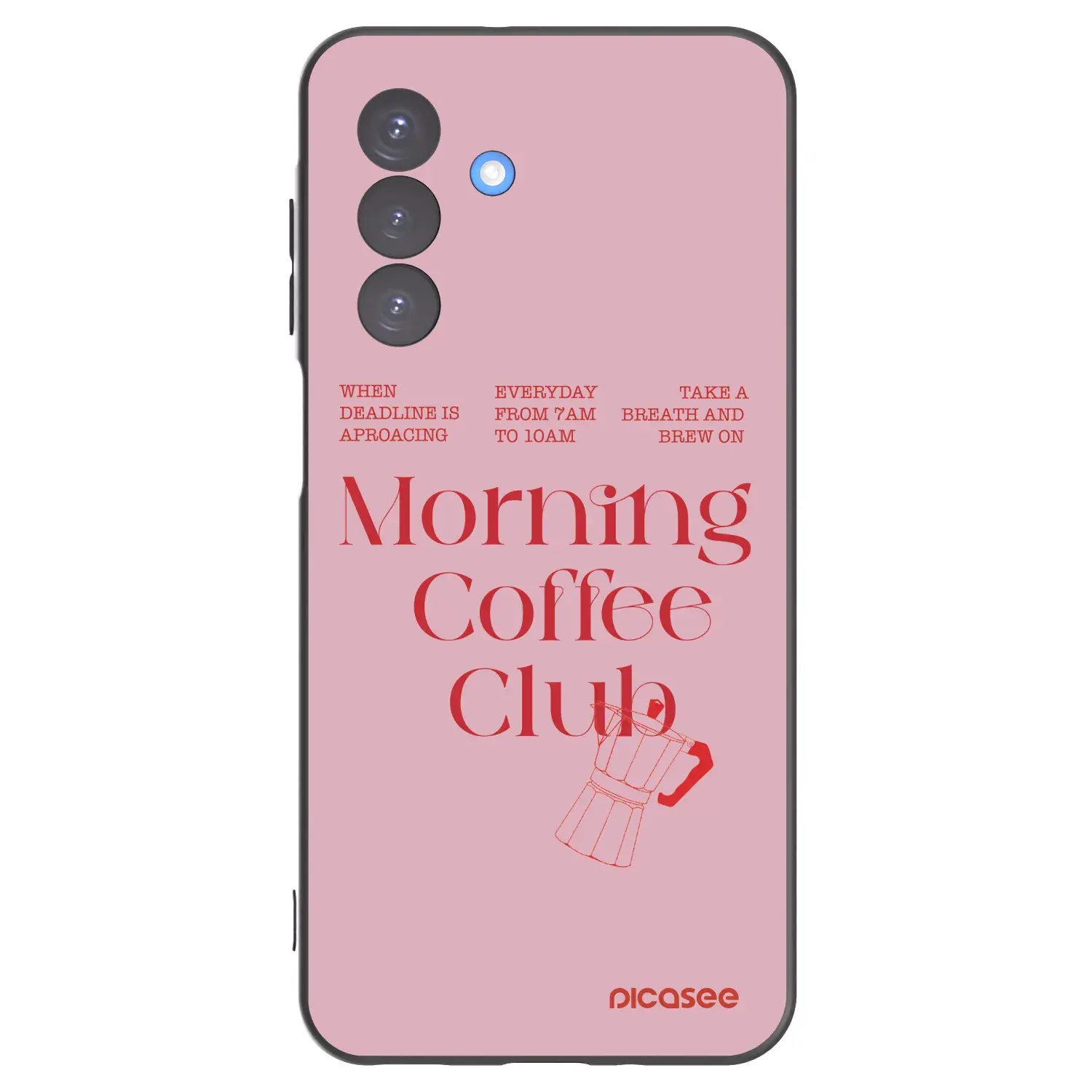 Silikonový černý obal pro Samsung Galaxy A17 5G - Morning