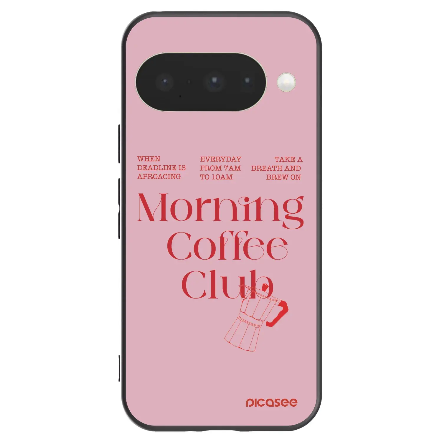 Silikonový černý obal pro Google Pixel 10 - Morning