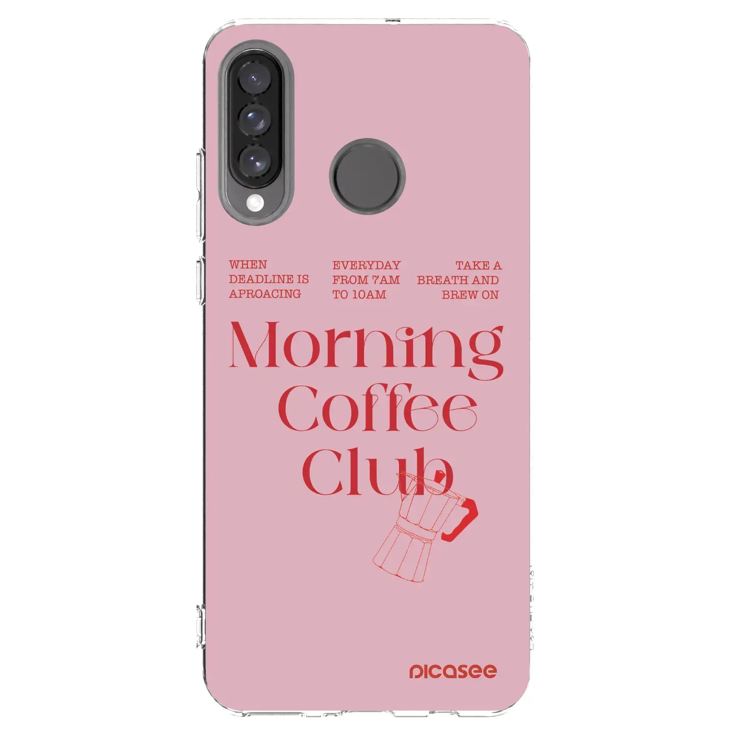 Silikonový průhledný obal pro Huawei P30 Lite - Morning