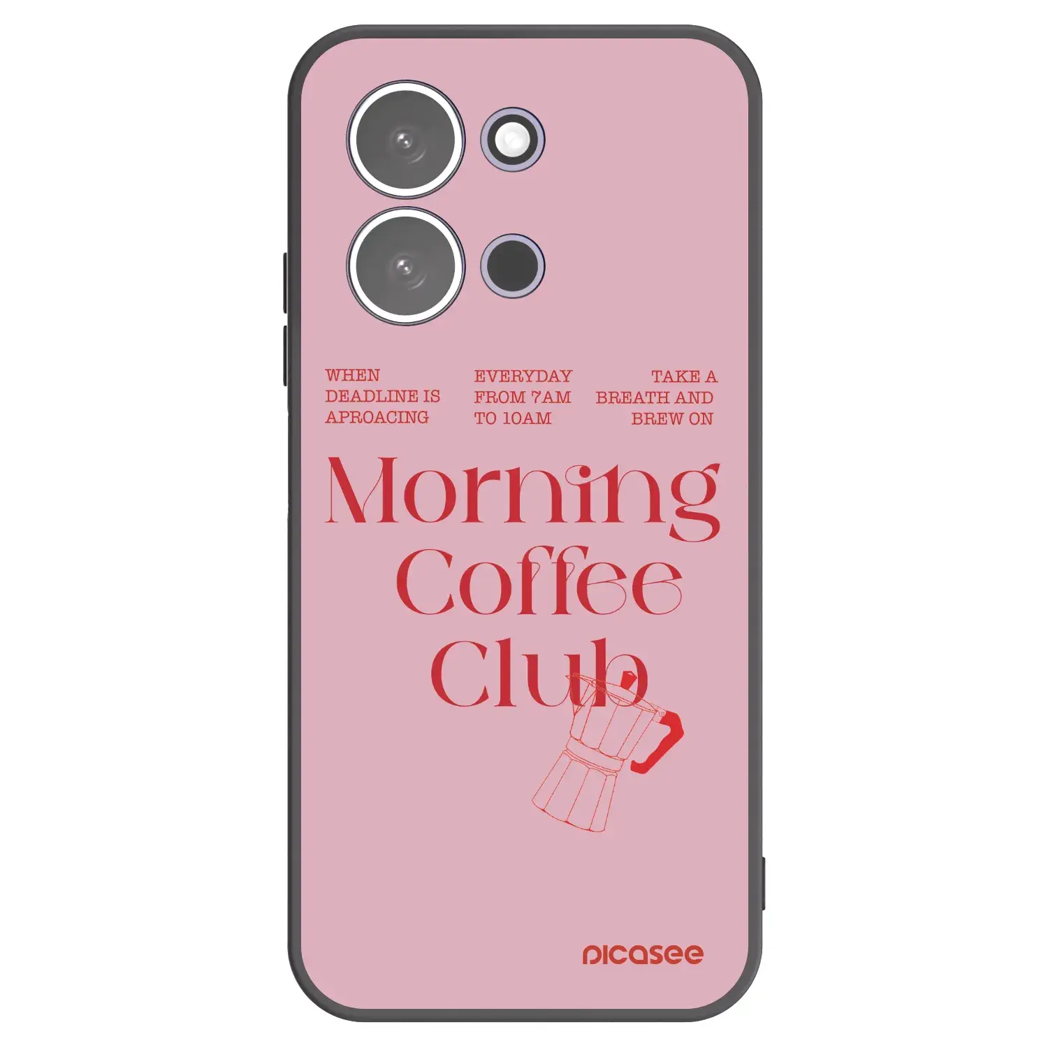Silikonový černý obal pro Xiaomi Redmi 15C 5G - Morning